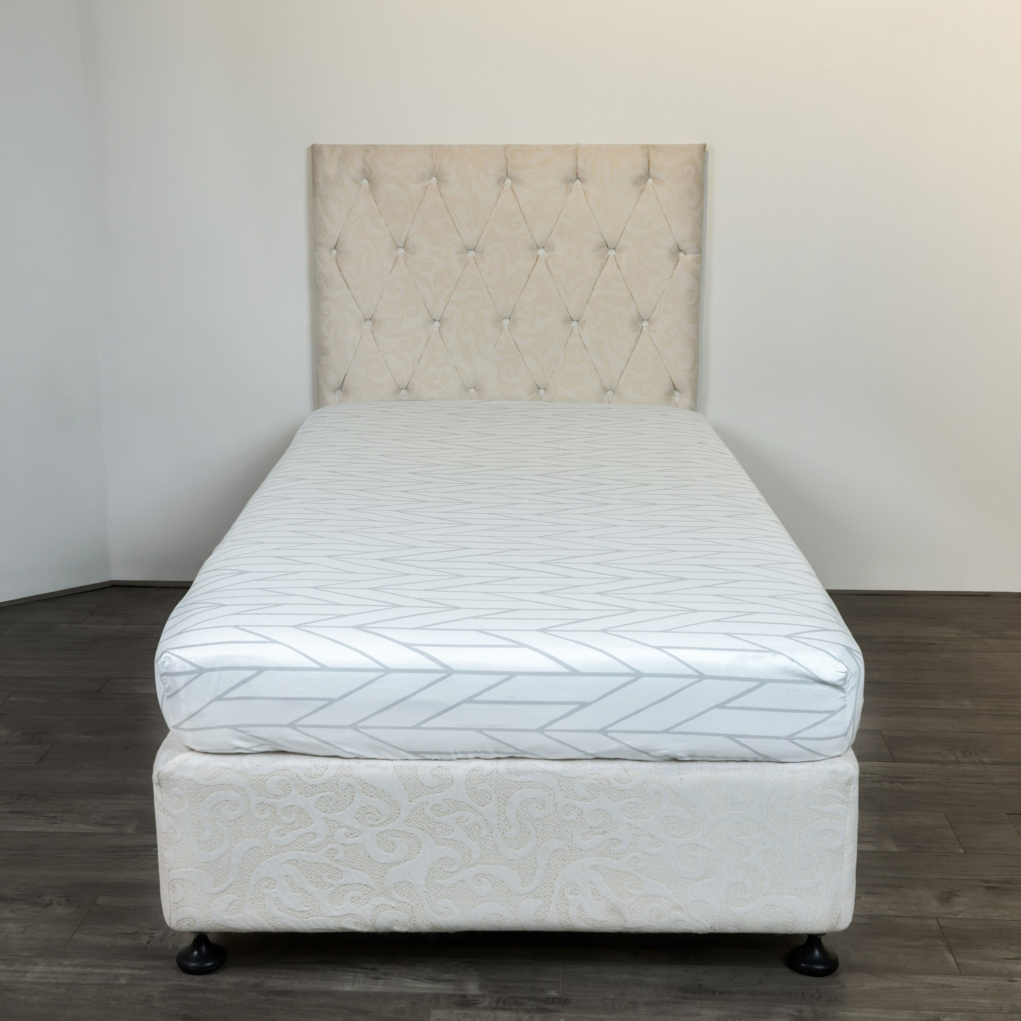 Malta Centrum Printed Cotton Single Fitted Sheet - 90x200+33 cm-hbxhomeware-hbxkidsandyouth-image-2