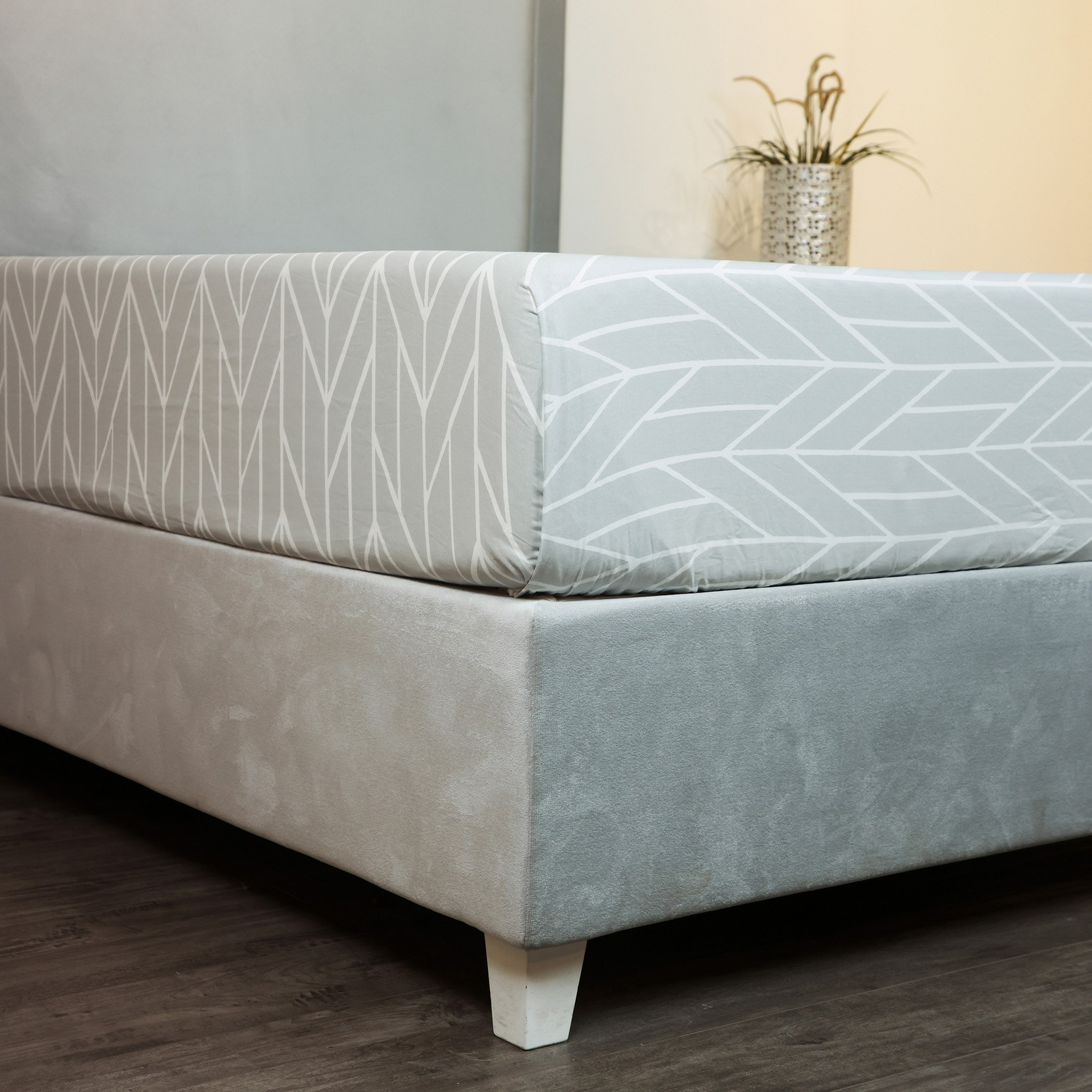 Malta Centrum Printed Cotton King Flat Sheet - 240x260 cm-hbxhomeware-hbxbedroom-image-3