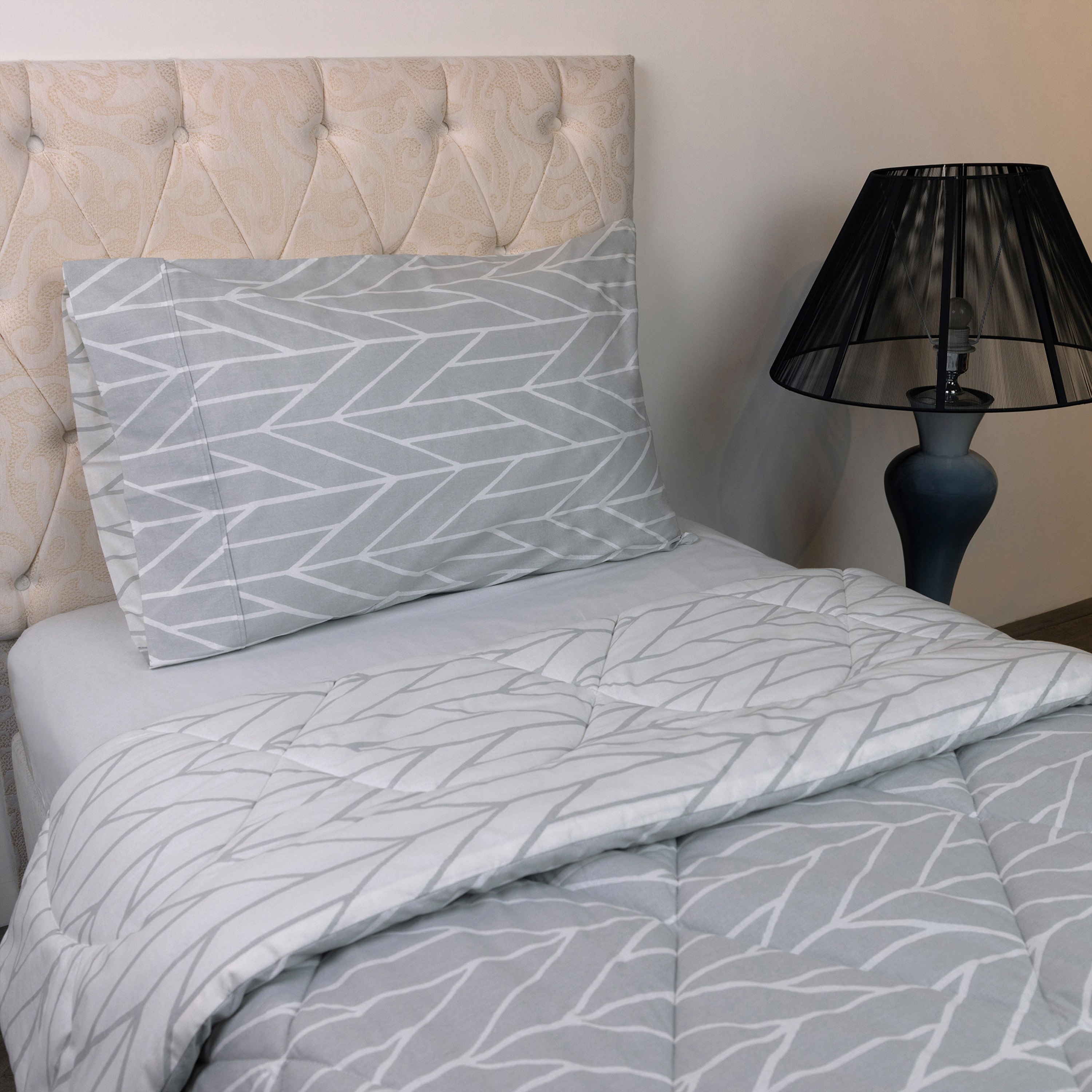 Malta 2-Piece Centrum Printed Cotton Single Comforter Set - 135x220 cm-hbxhomeware-hbxbedroom-image-1