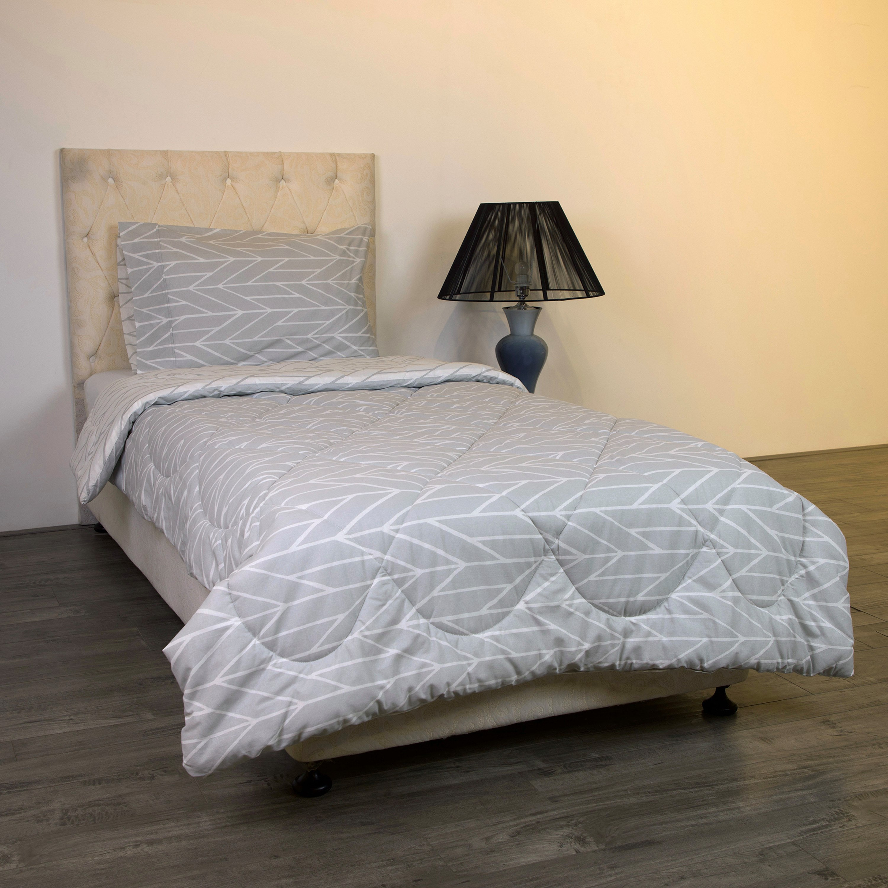 طقم لحاف توين قطن قطعتين بطبعات سينتروم من مالطا - 160x220 سم-hbxhomeware-hbxbedroom-image-2