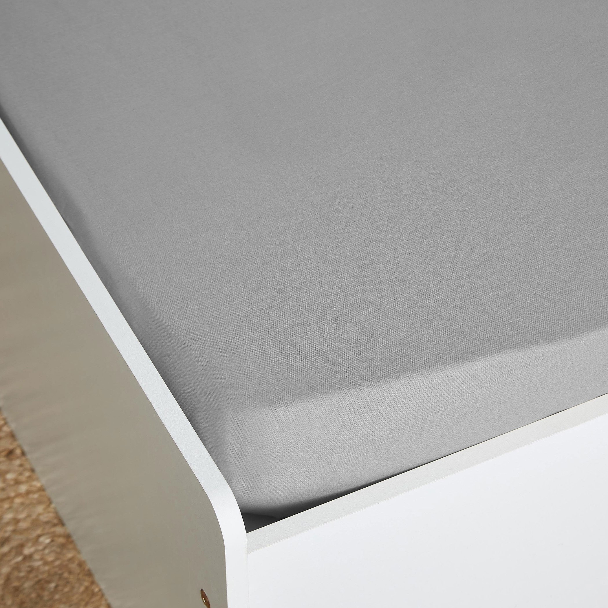 Ballina Solid Cotton Single Fitted Sheet - 90x200+33 cm-hbxhomeware-bedding-fittedsheets-image-1