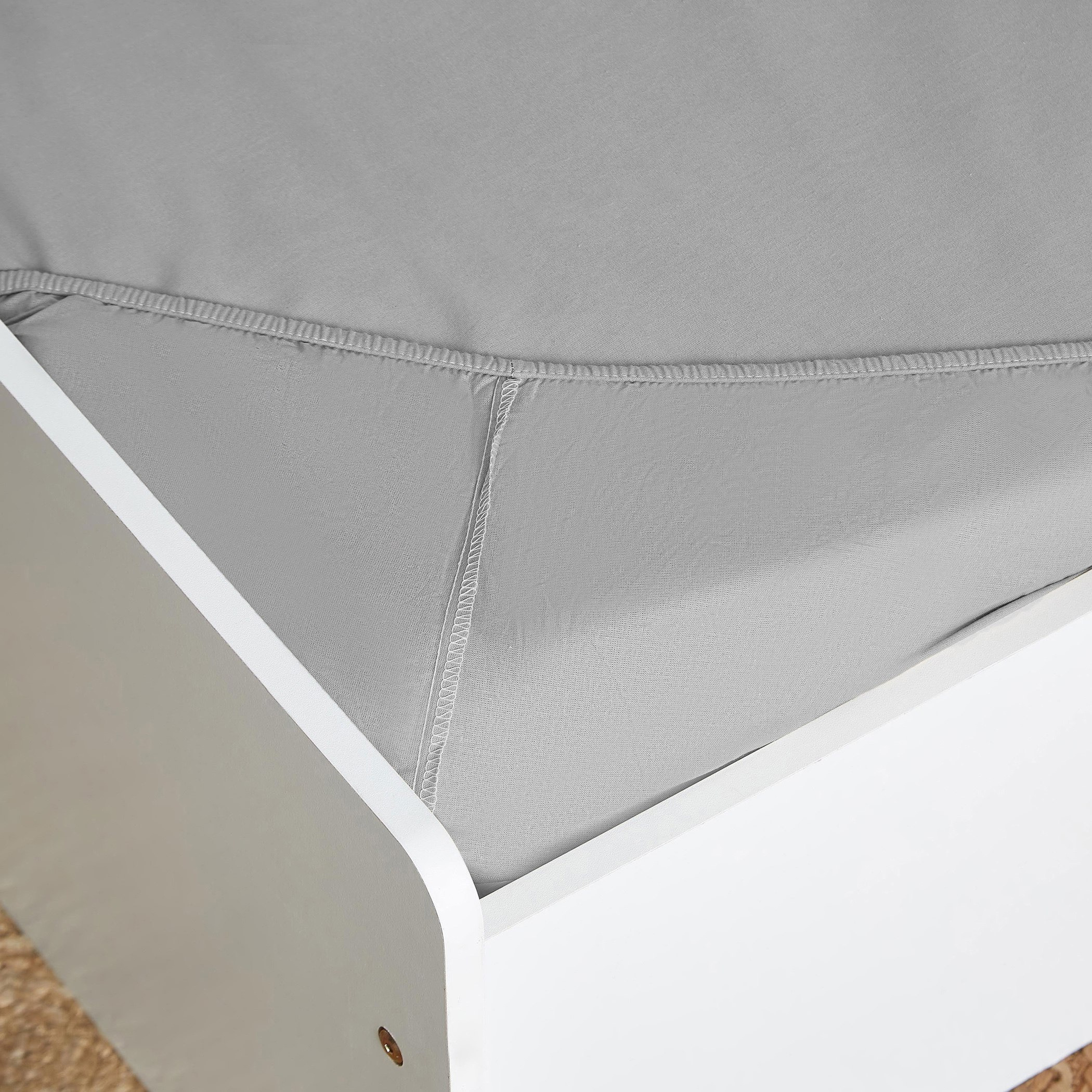 Ballina Solid Cotton Single Fitted Sheet - 90x200+33 cm-hbxhomeware-bedding-fittedsheets-image-4