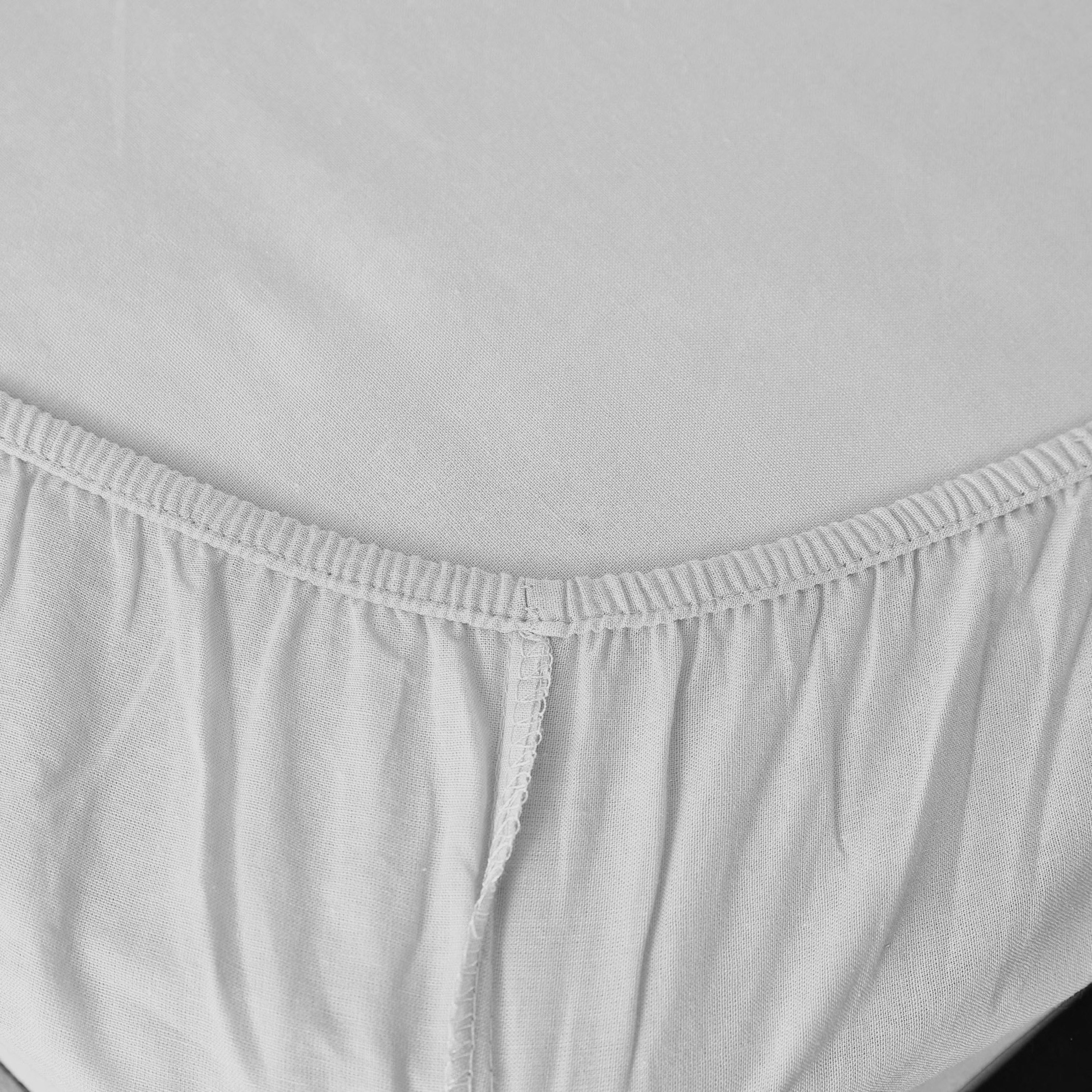 Ballina Solid Cotton Super King Fitted Sheet - 200x200+33 cm-hbxhomeware-hbxbedroom-image-4
