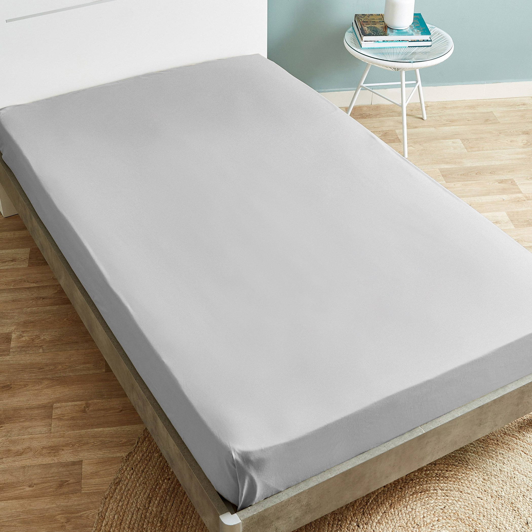 شرشف مسطّح قطن توين سادة من بالينا - 170x260 سم-hbxhomeware-bedding-flatsheets-image-4