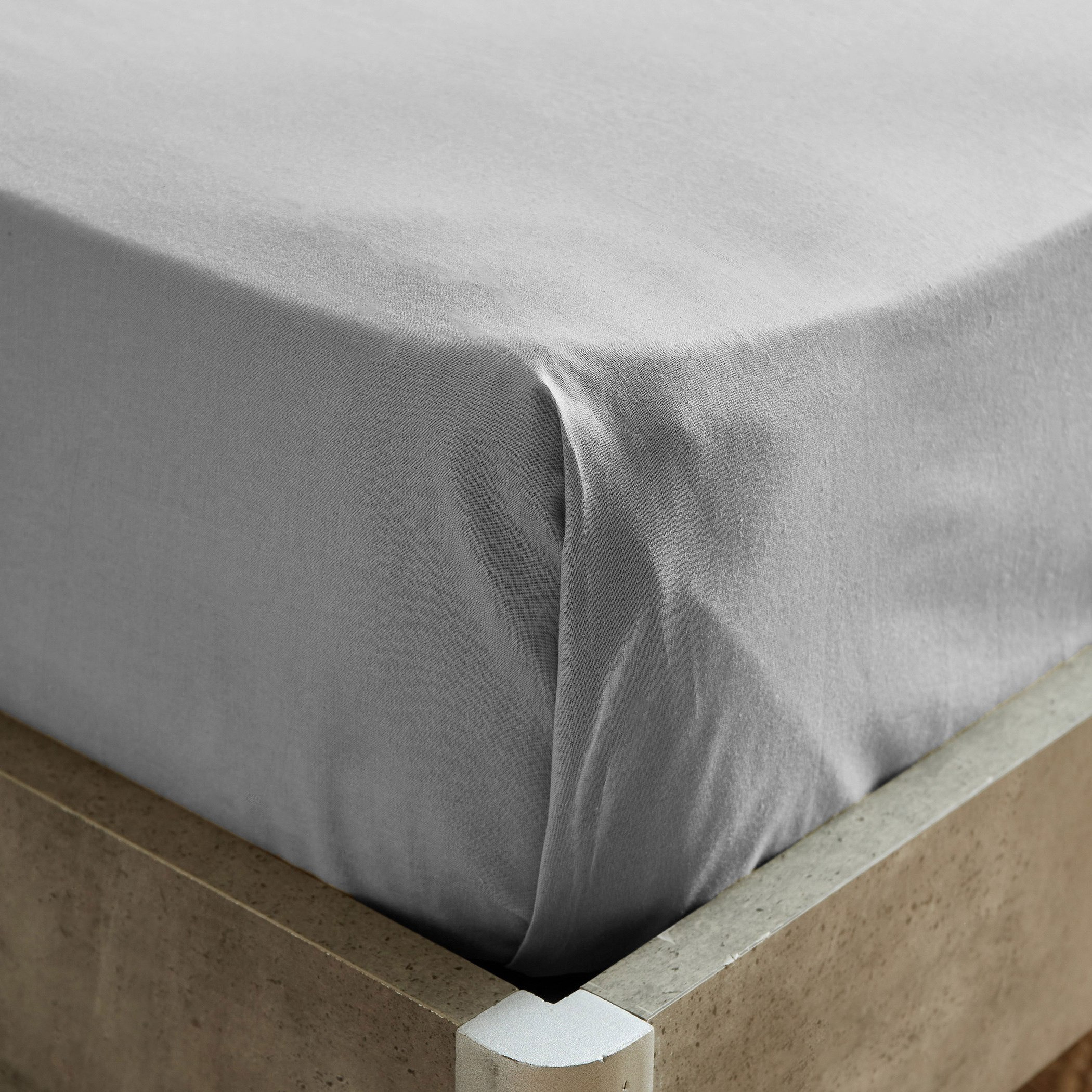 شرشف مسطّح قطن توين سادة من بالينا - 170x260 سم-hbxhomeware-bedding-flatsheets-image-1
