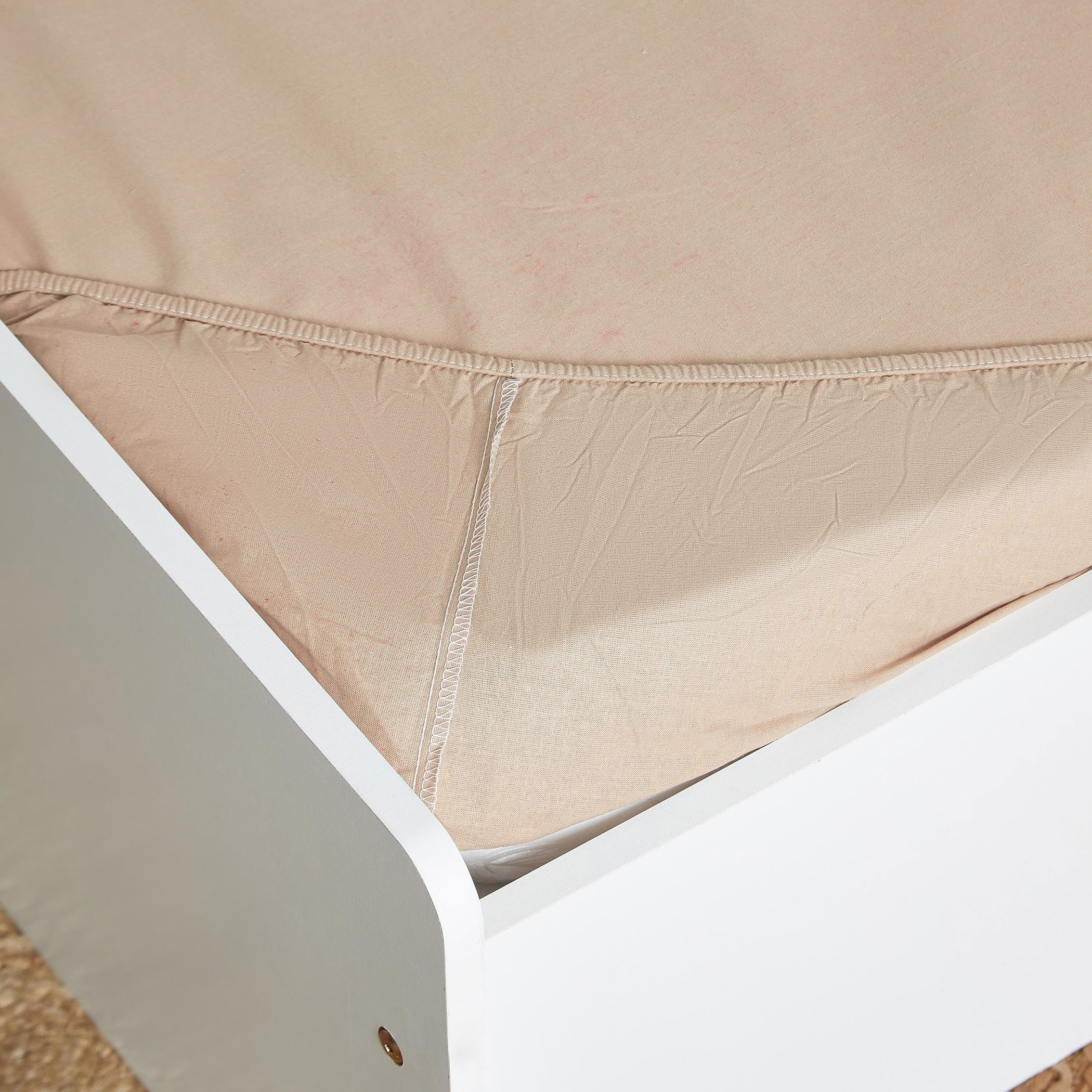 Ballina Solid Cotton Single Fitted Sheet - 90x200+33 cm-hbxhomeware-hbxkidsandyouth-image-4