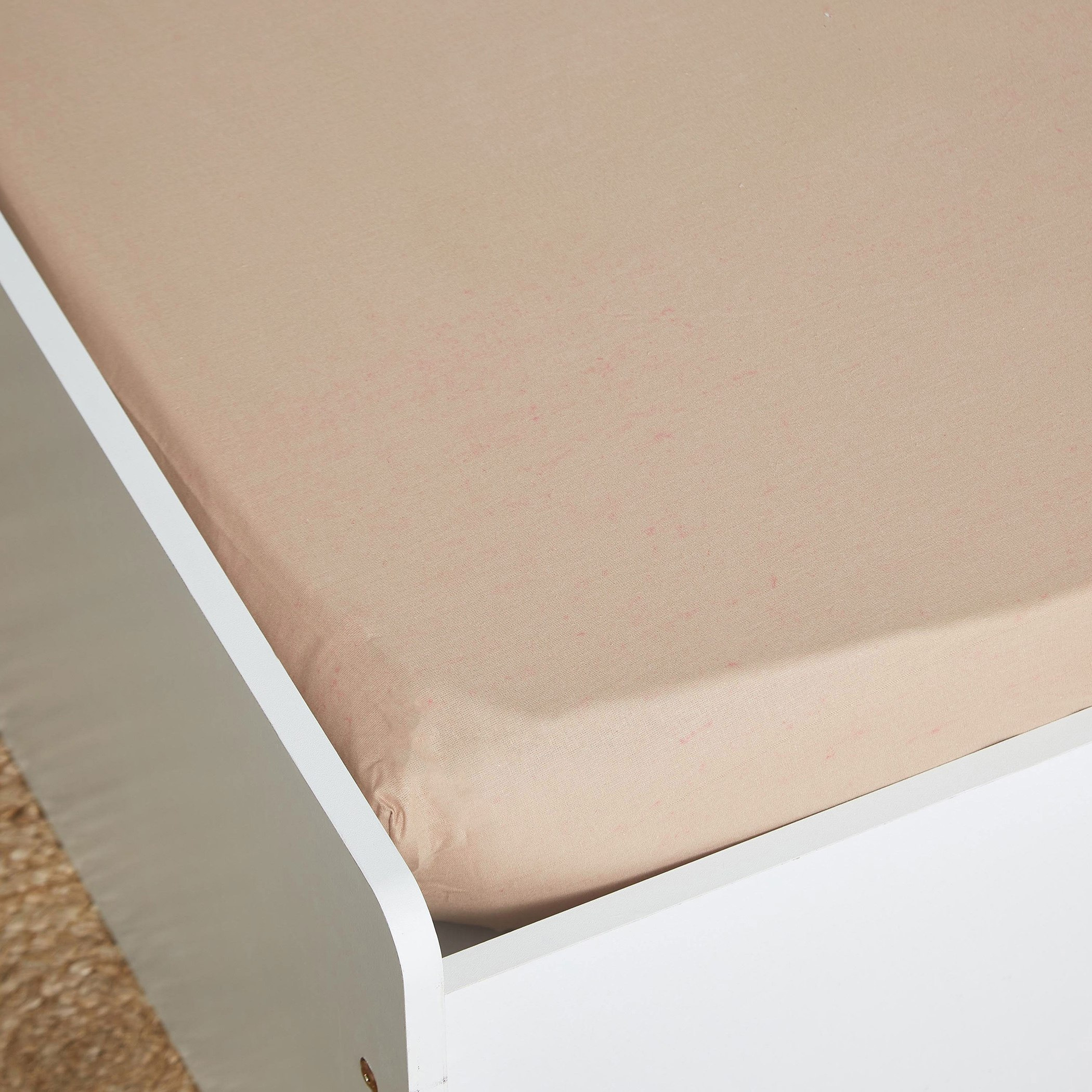 Ballina Solid Cotton Single Fitted Sheet - 90x200+33 cm-hbxhomeware-hbxkidsandyouth-image-1