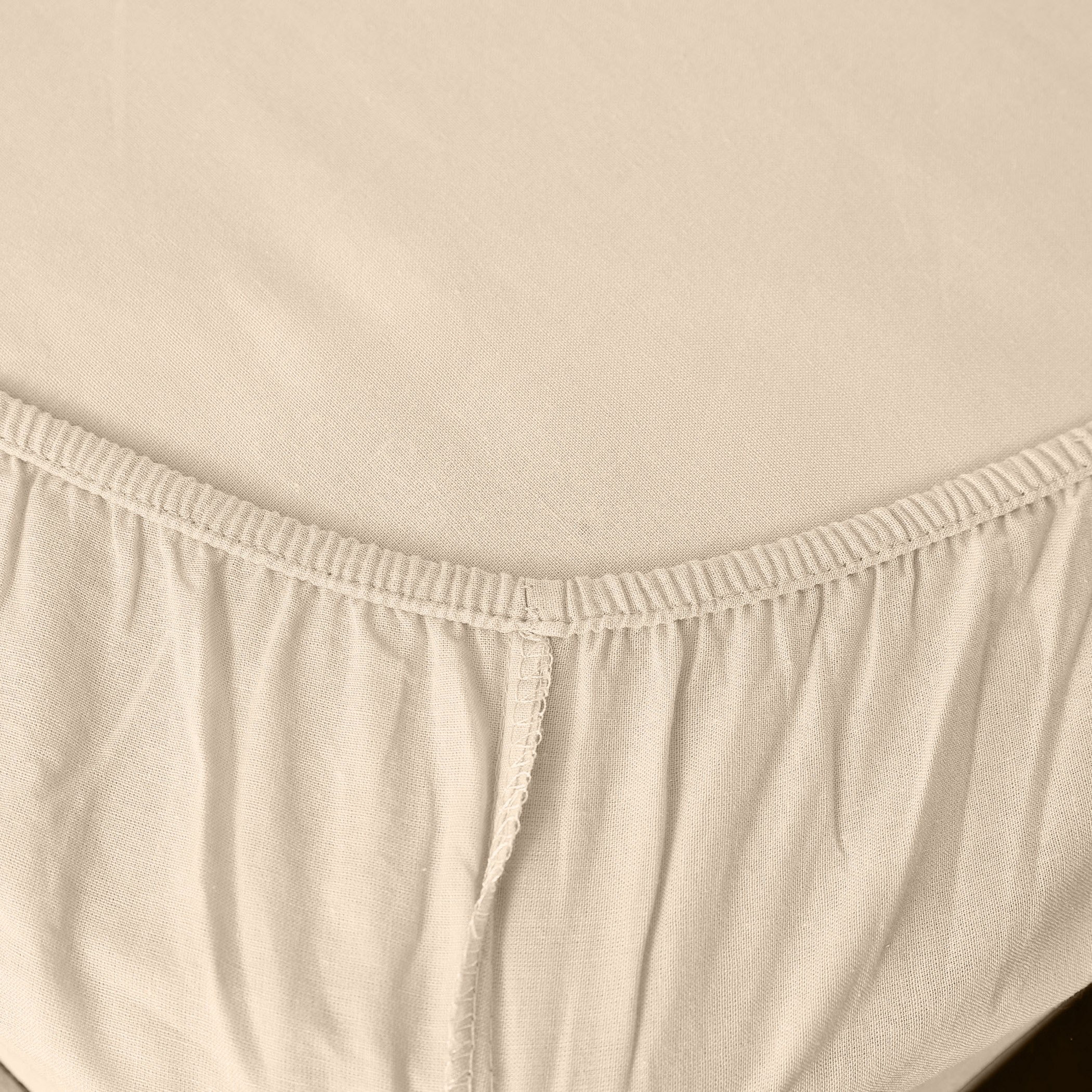 Ballina Solid Cotton King Fitted Sheet - 180x200+33 cm-hbxhomeware-bedding-fittedsheets-image-3