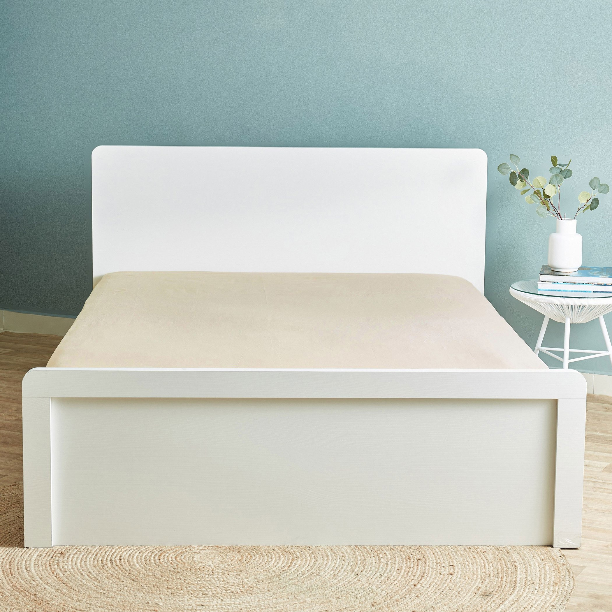 Ballina Solid Cotton King Flat Sheet - 240x260 cm-hbxhomeware-hbxbedroom-image-2