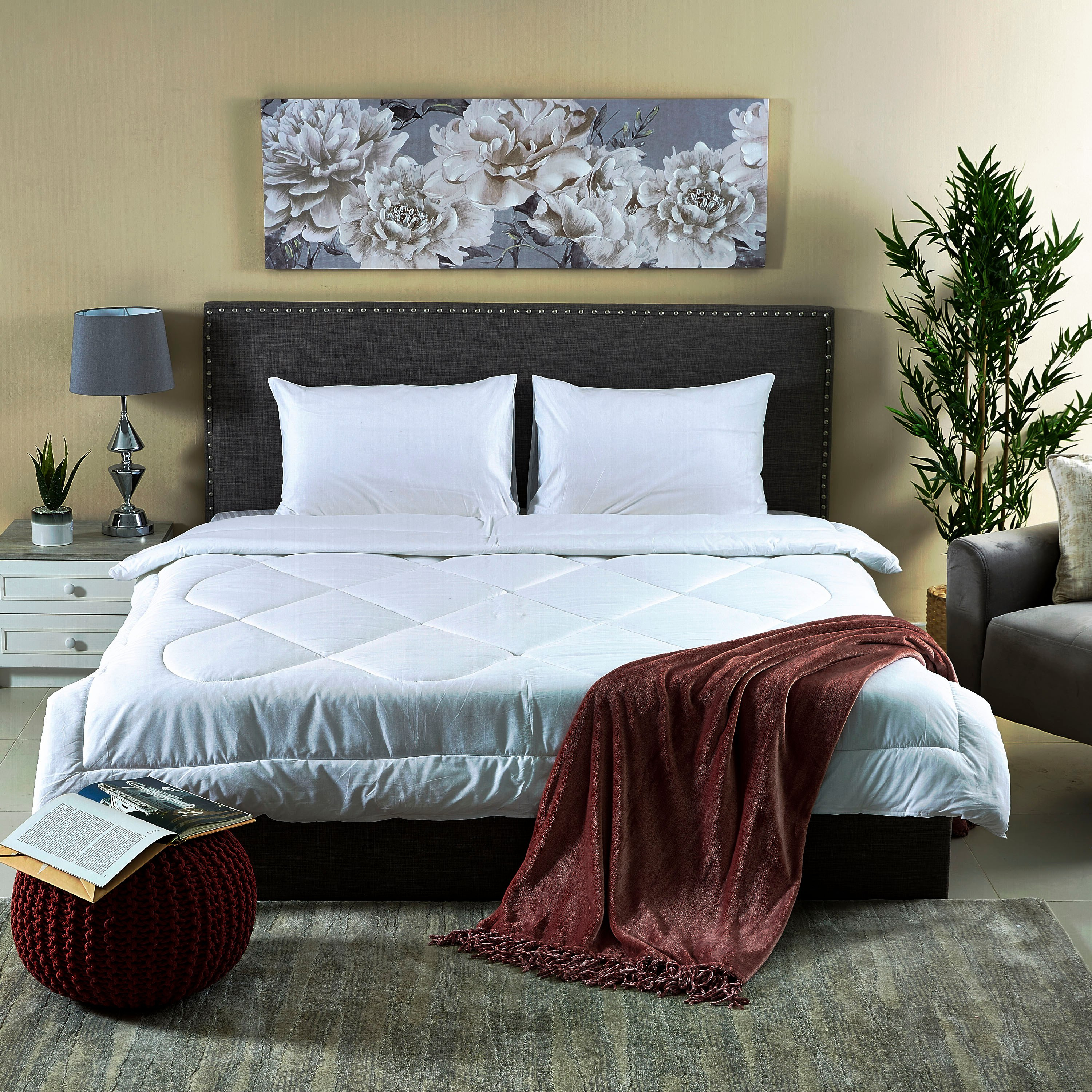 Ballina 3-Piece Solid Cotton Queen Comforter Set - 200x240 cm-hbxhomeware-hbxbedroom-image-7