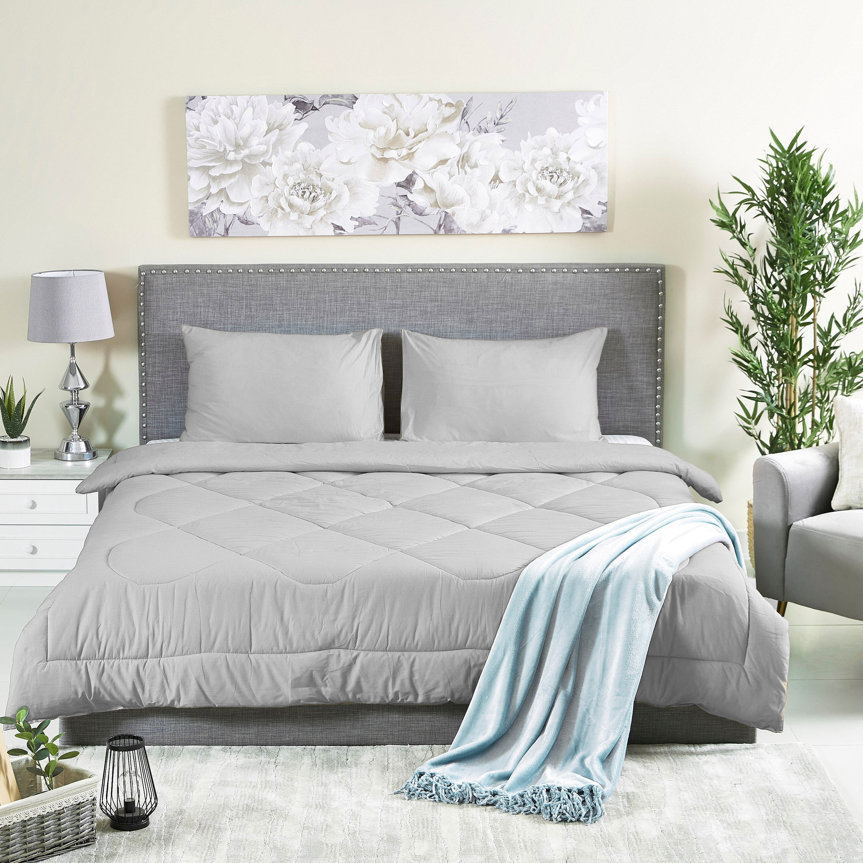 Ballina 3-Piece Solid Cotton Queen Comforter Set - 200x240 cm-hbxhomeware-hbxbedroom-image-5