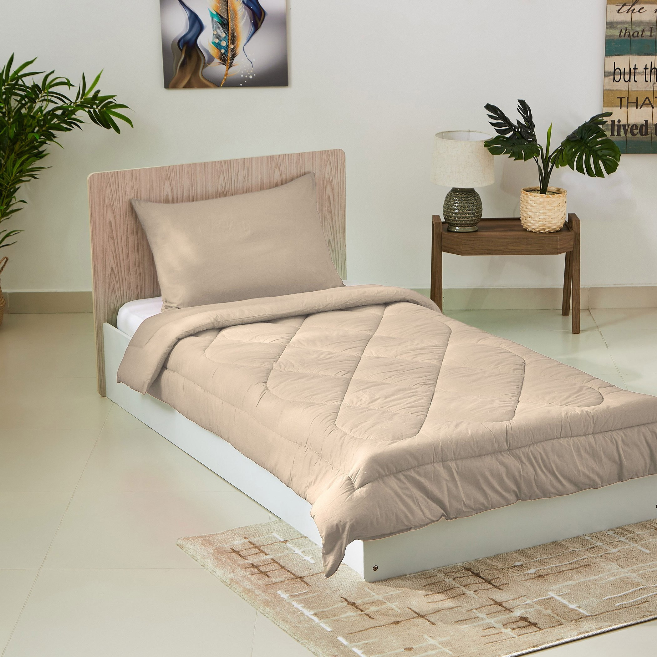 Ballina 2-Piece Solid Cotton Single Comforter Set - 135x220 cm-hbxhomeware-hbxbedroom-image-2