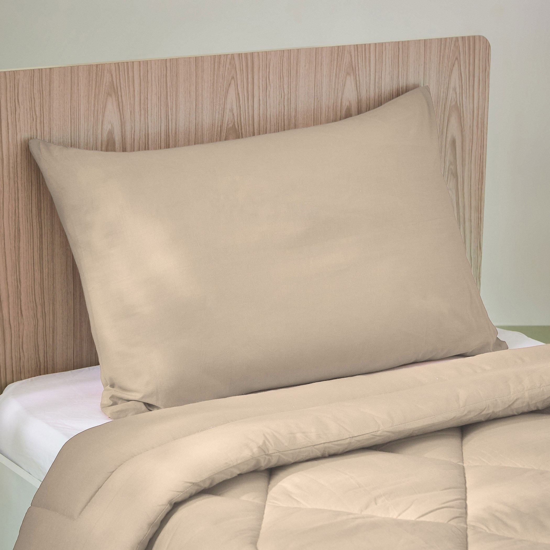 Ballina 2-Piece Solid Cotton Single Comforter Set - 135x220 cm-hbxhomeware-hbxbedroom-image-1