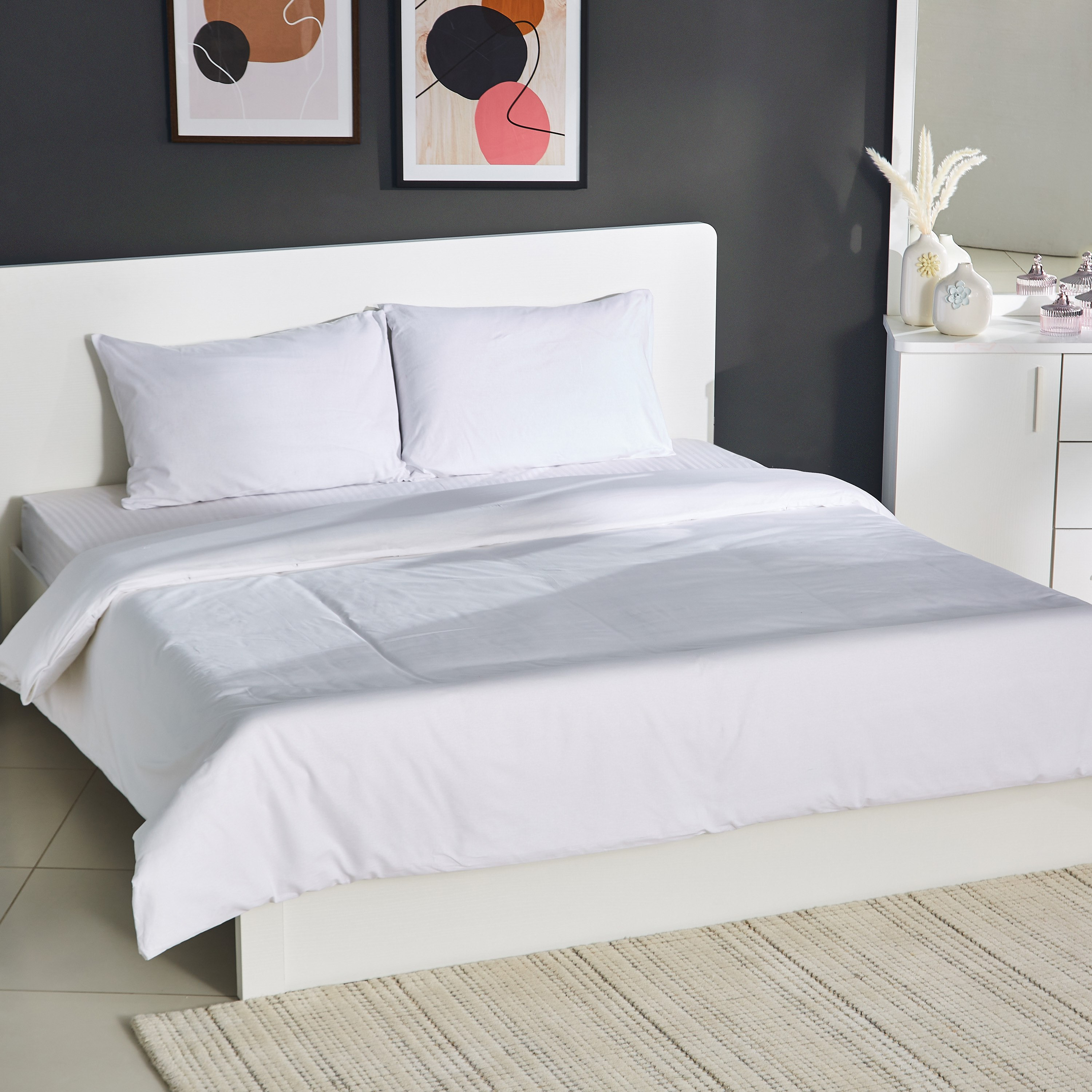 Ballina 3-Piece Solid Cotton Super King Duvet Cover Set - 240x220 cm-hbxhomeware-hbxbedroom-image-2