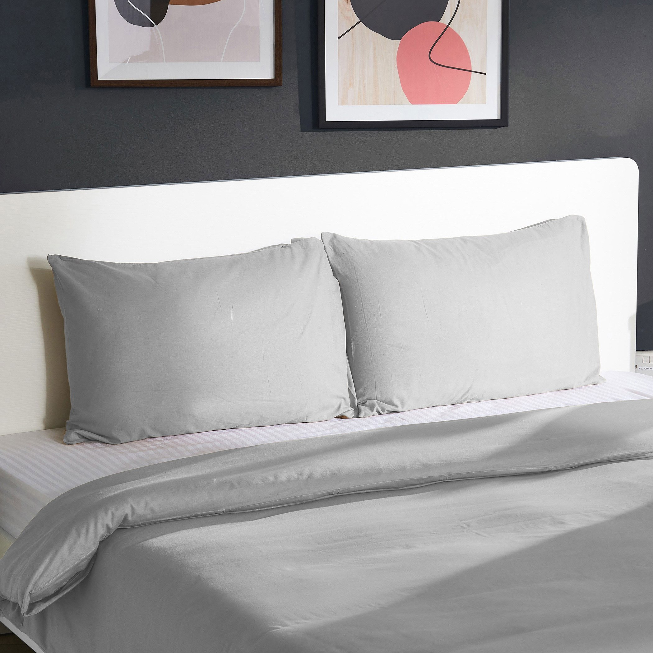 Ballina 3-Piece Solid Cotton Super King Duvet Cover Set - 240x220 cm-hbxhomeware-hbxbedroom-image-1