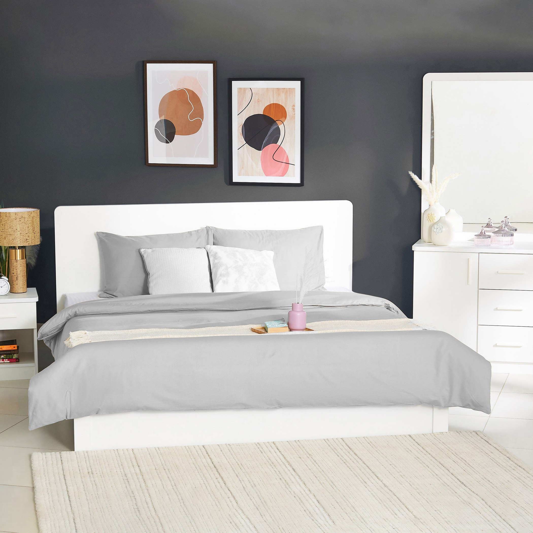 Ballina 3-Piece Solid Cotton Super King Duvet Cover Set - 240x220 cm-hbxhomeware-hbxbedroom-image-6
