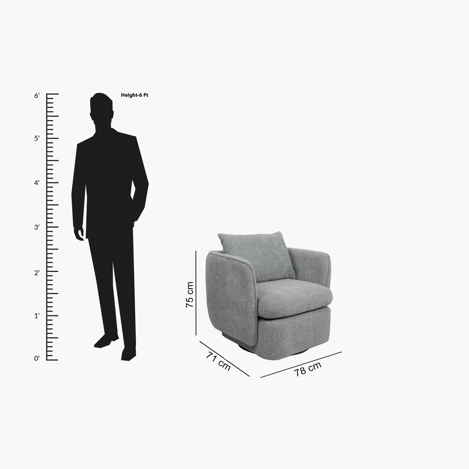 Harly Fabric Swivel Accent Chair with Cushion-hbxlivingroom-sofasandarmchairs-easychairs-image-12
