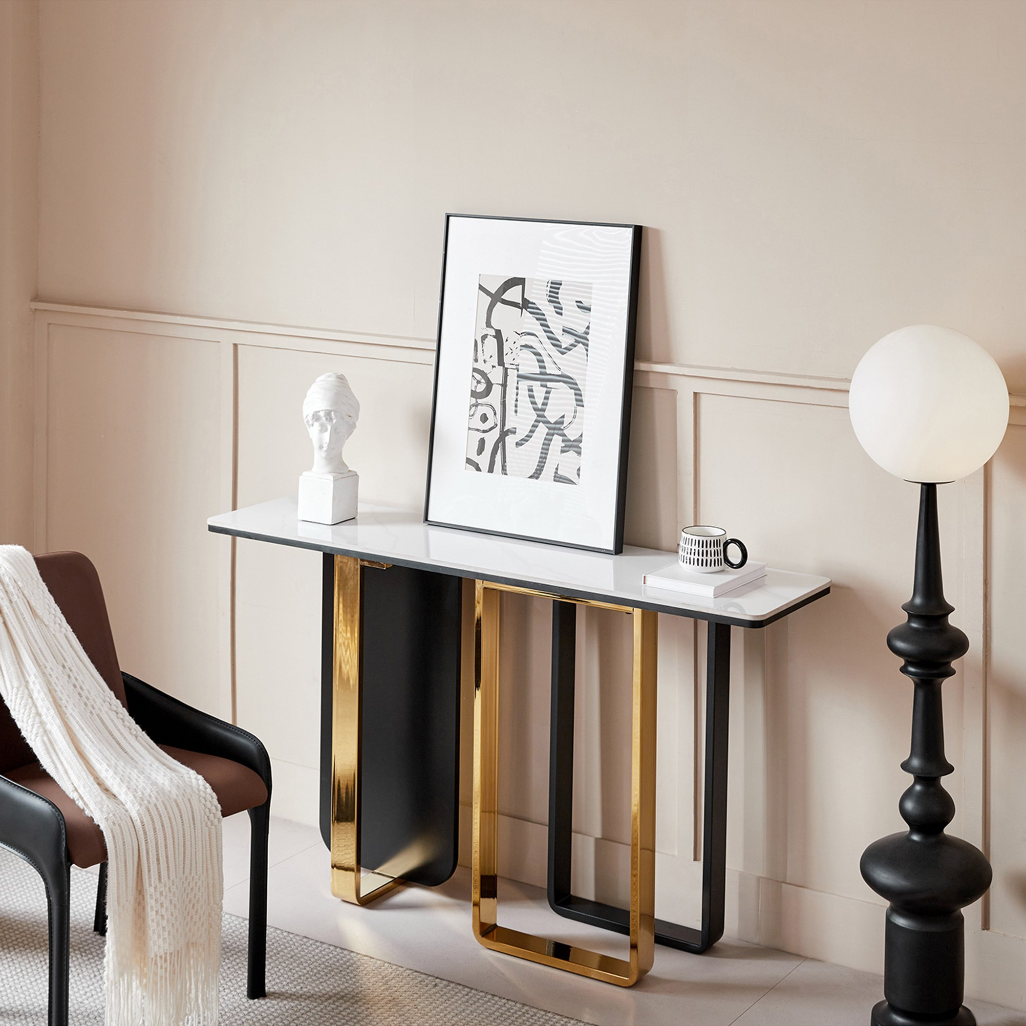 Maddox Trunks Sintered Stone Console Table-hbxfurniture-tablesandstands-consoletables-image-3