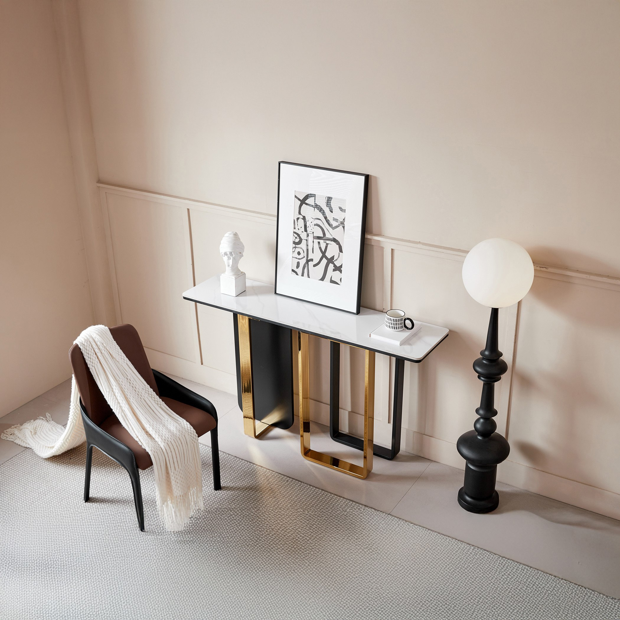 Maddox Trunks Sintered Stone Console Table-hbxfurniture-tablesandstands-consoletables-image-5