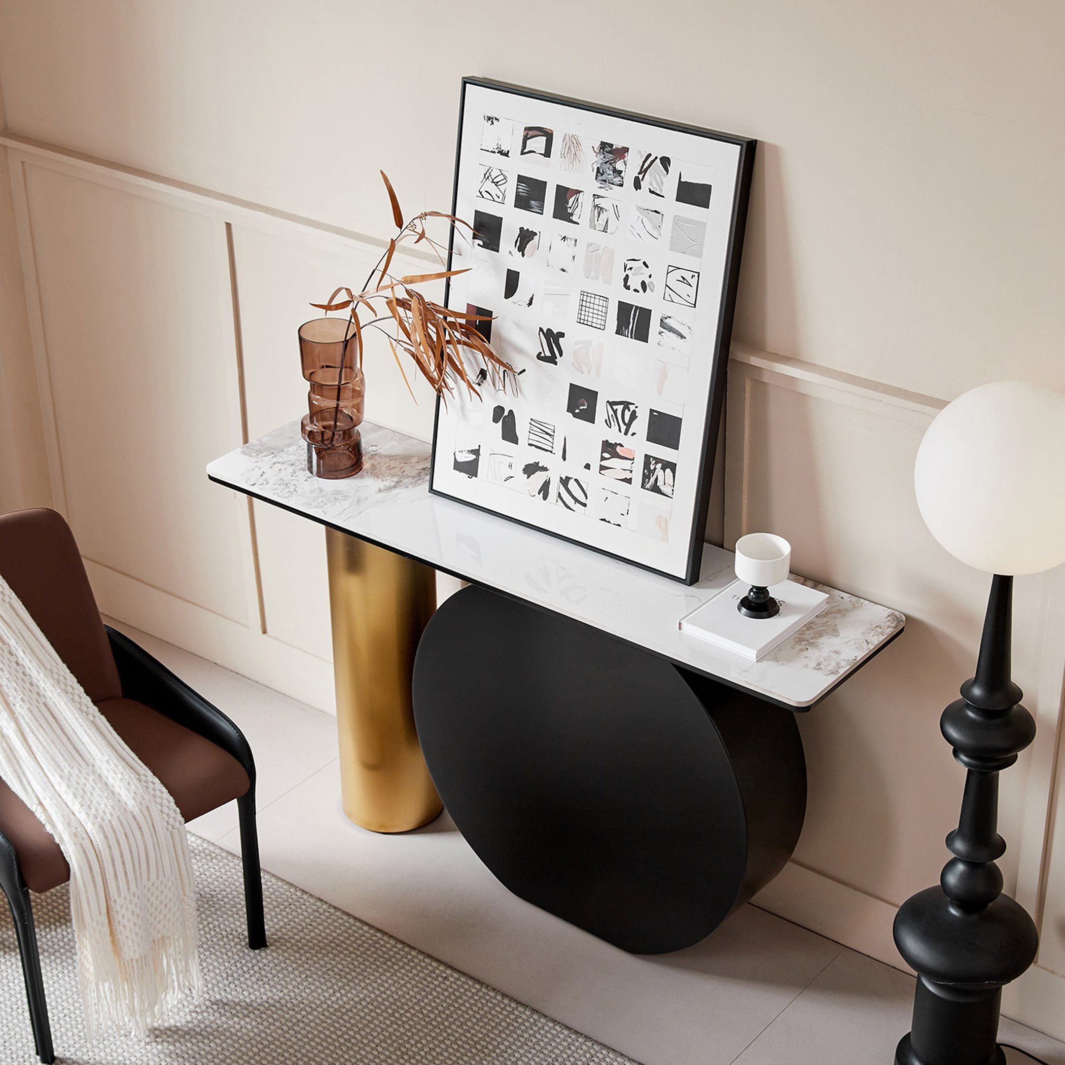 Bassett Sintered Stone Console Table-hbxfurniture-tablesandstands-consoletables-image-2