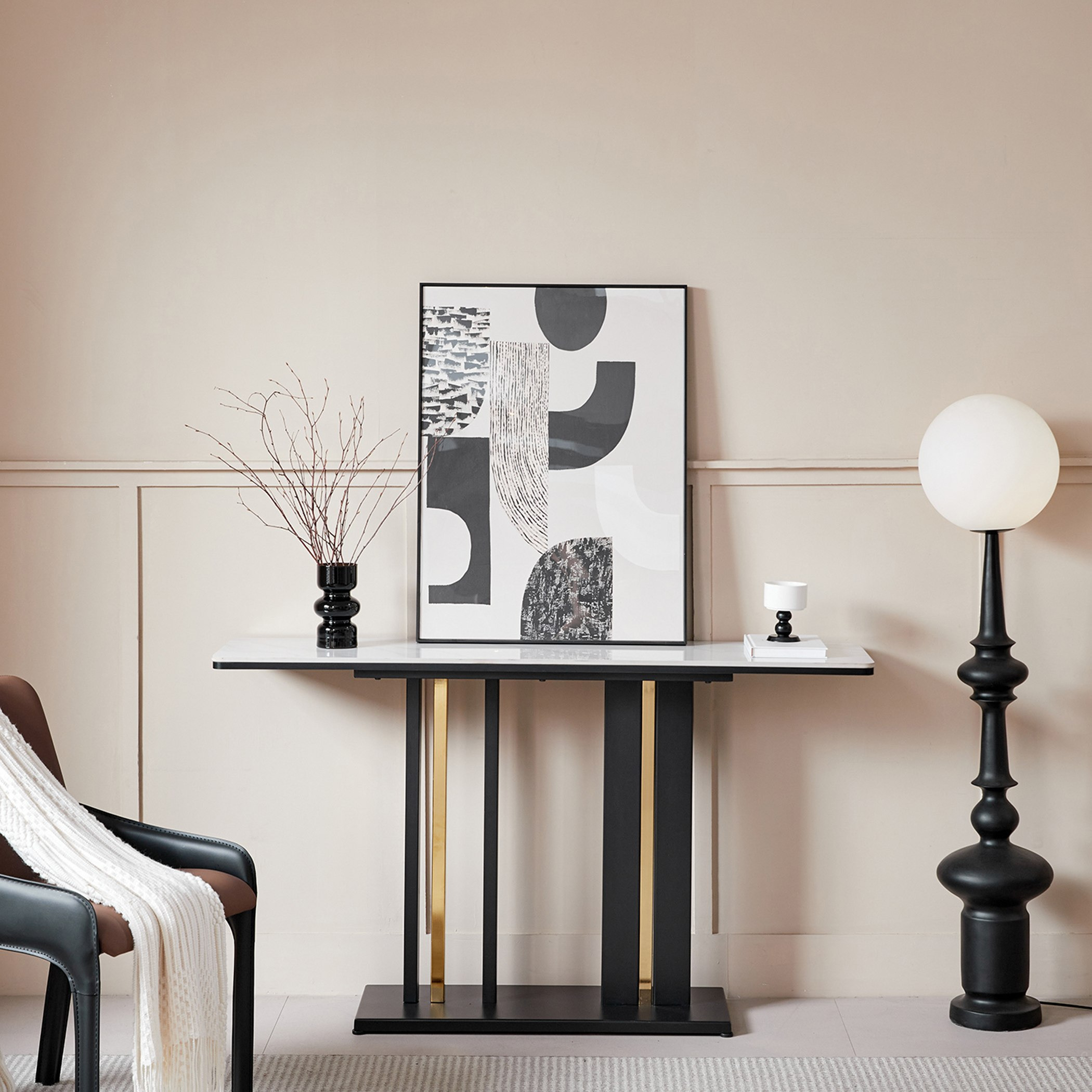 طاولة كونسول من الحجر الملبد من مادوكس-hbxfurniture-tablesandstands-consoletables-image-1
