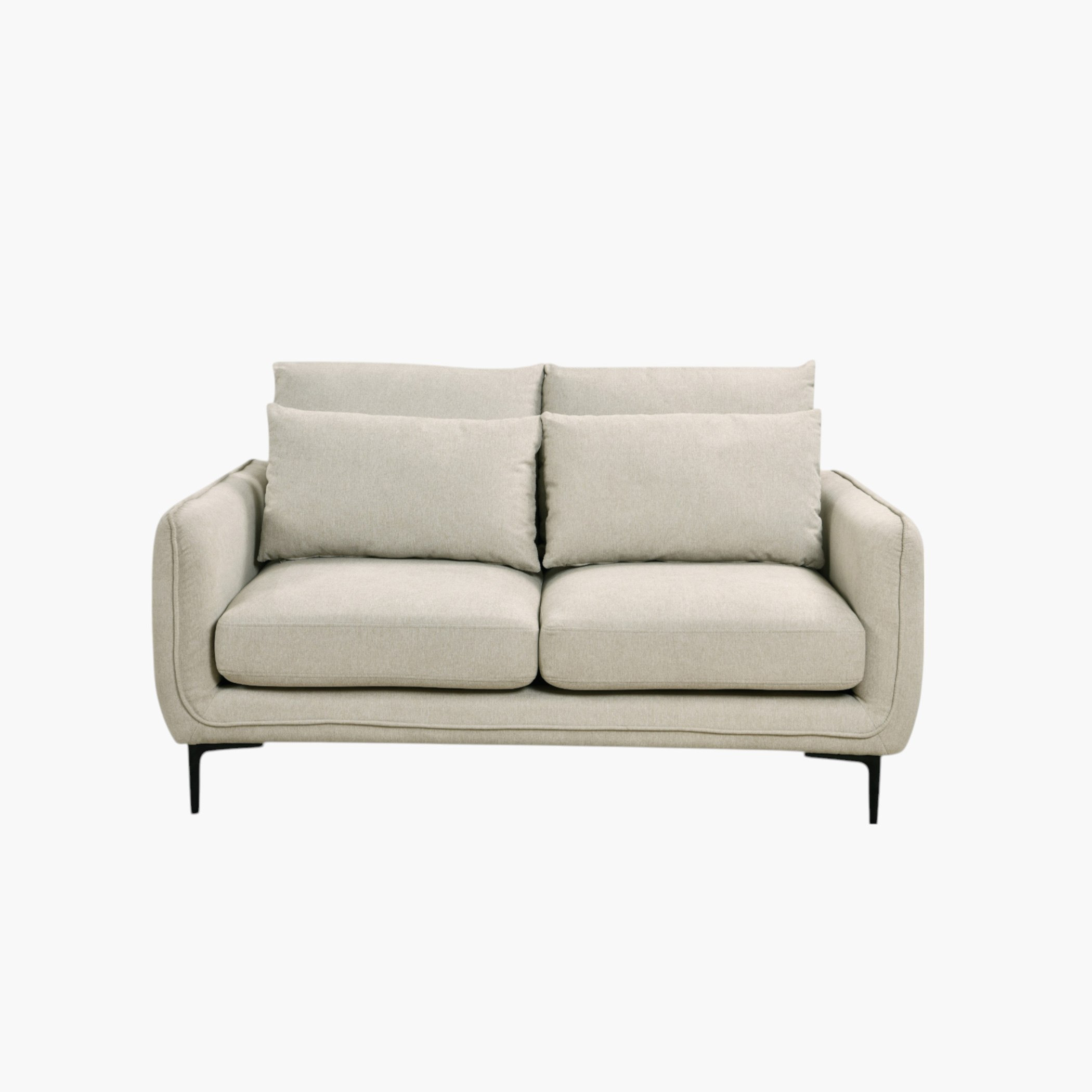 Savnik 2-Seater Fabric Sofa with 2 Cushions-hbxlivingroom-sofasandarmchairs-sofas-image-2