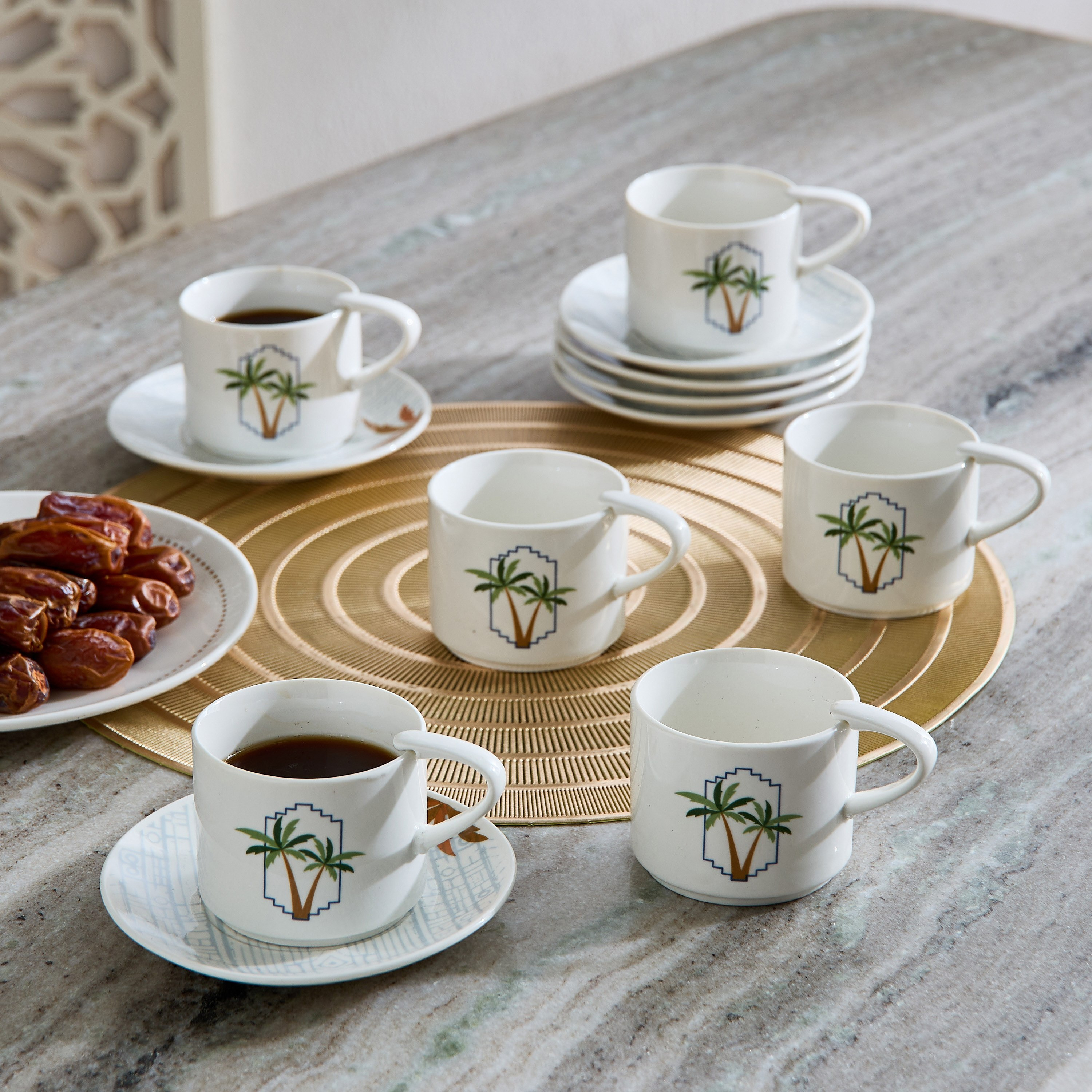 طقم فناجين شاي وصحون 12 قطعة لوكس من نوماديك-hbxhomeware-hbxkitchen-image-1