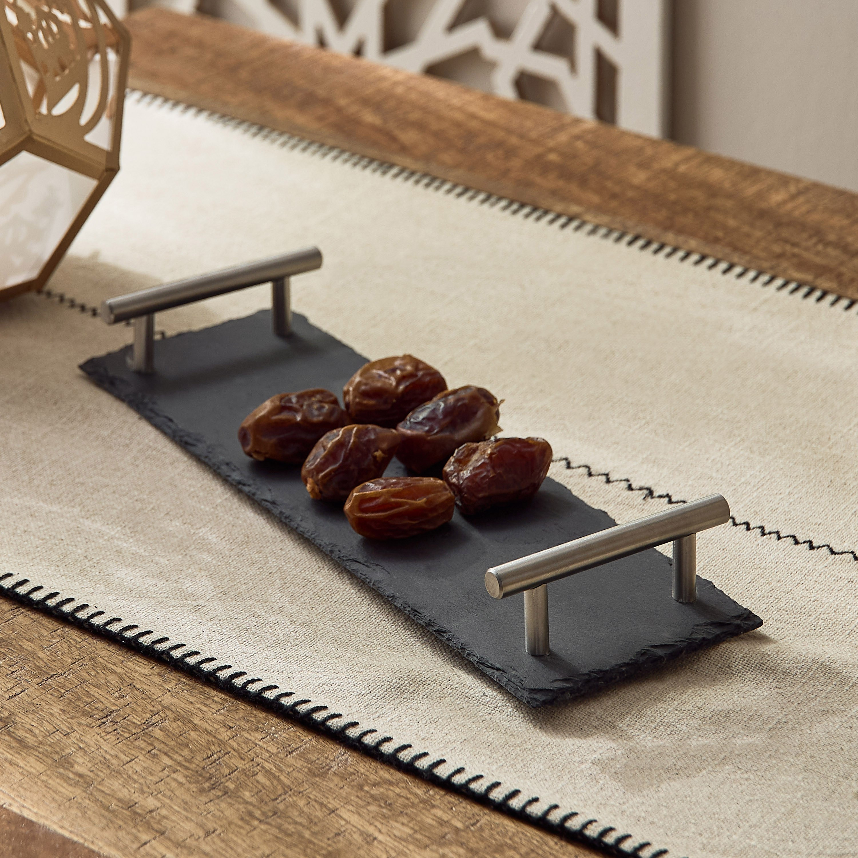 Eden Slate Rectangular Tray with Handle-hbxdecorandfurnishings-tabletop-serveware-image-1