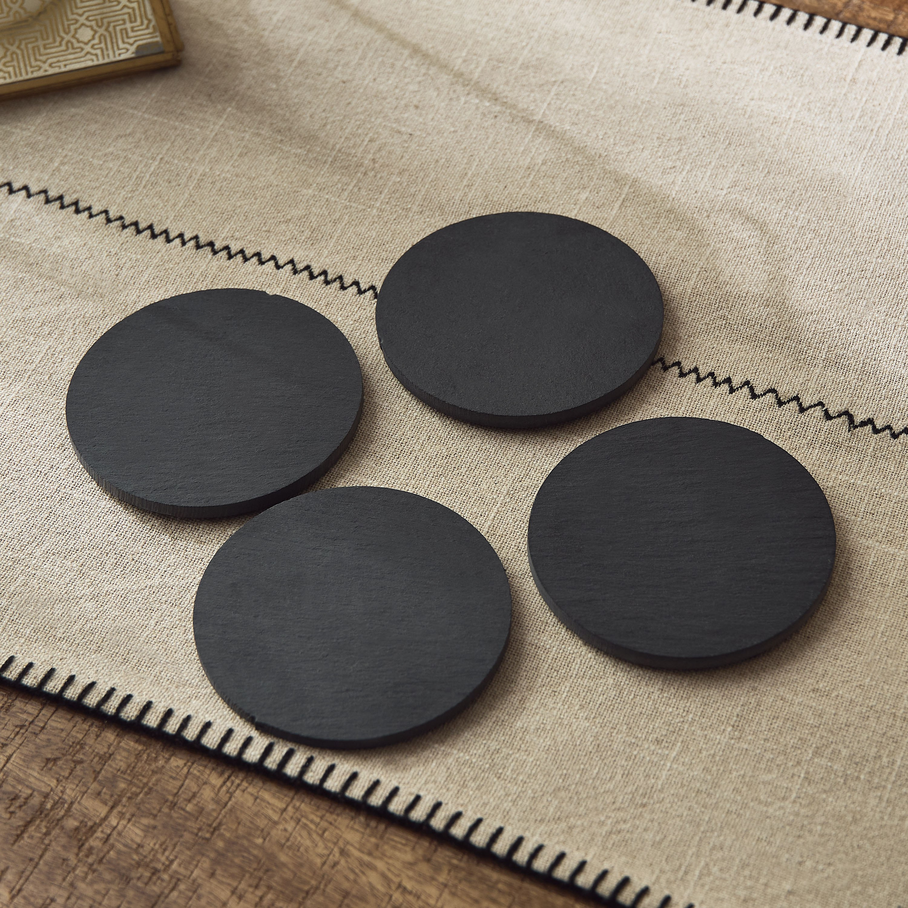 Eden 4-Piece Slate Coaster Set-hbxdecorandfurnishings-tabletop-serveware-image-2