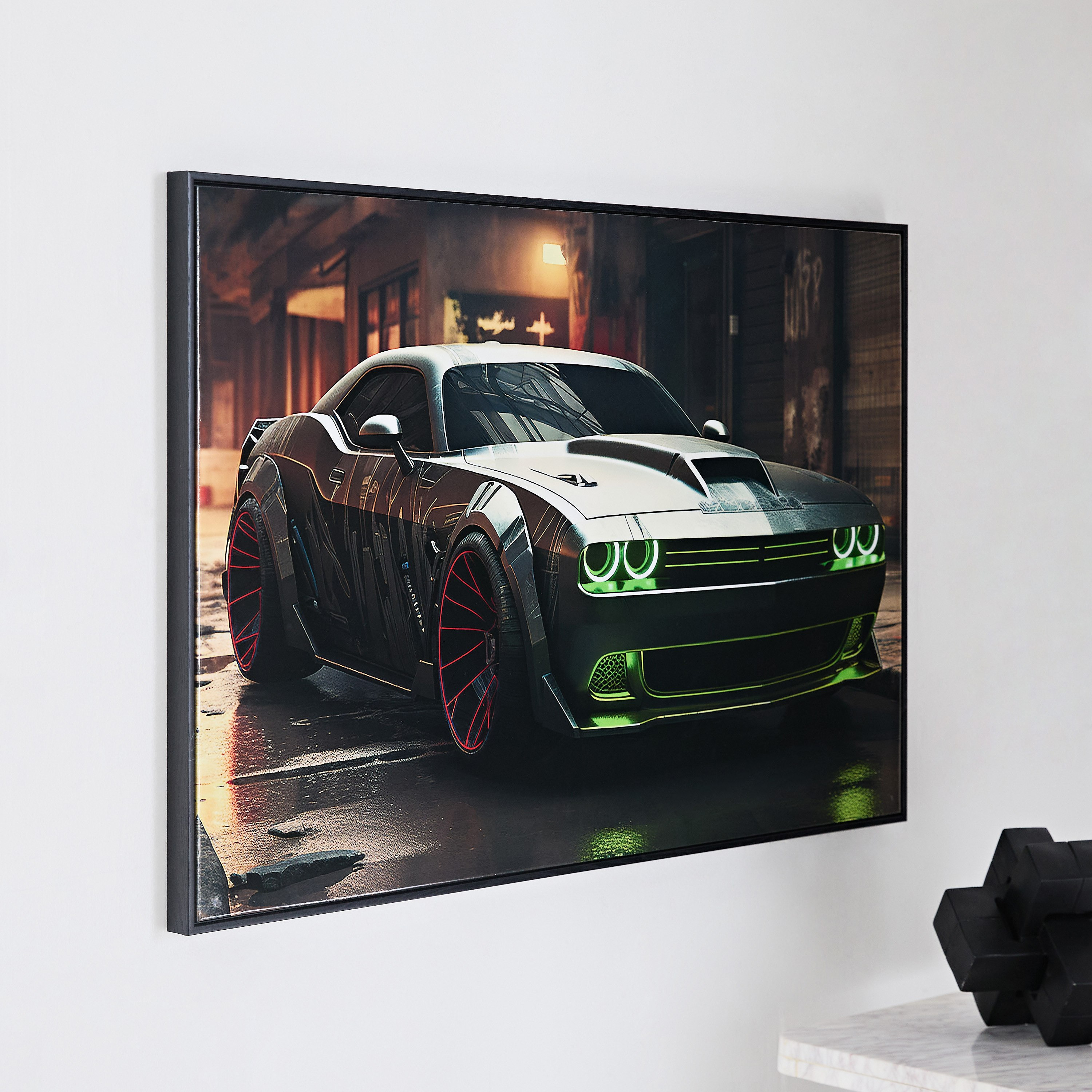 Ersel Lamborghini Framed Picture with High Gloss Surface - 60x90x2.8 cm-hbxhomeware-hbxdecorandfurnishings-image-2