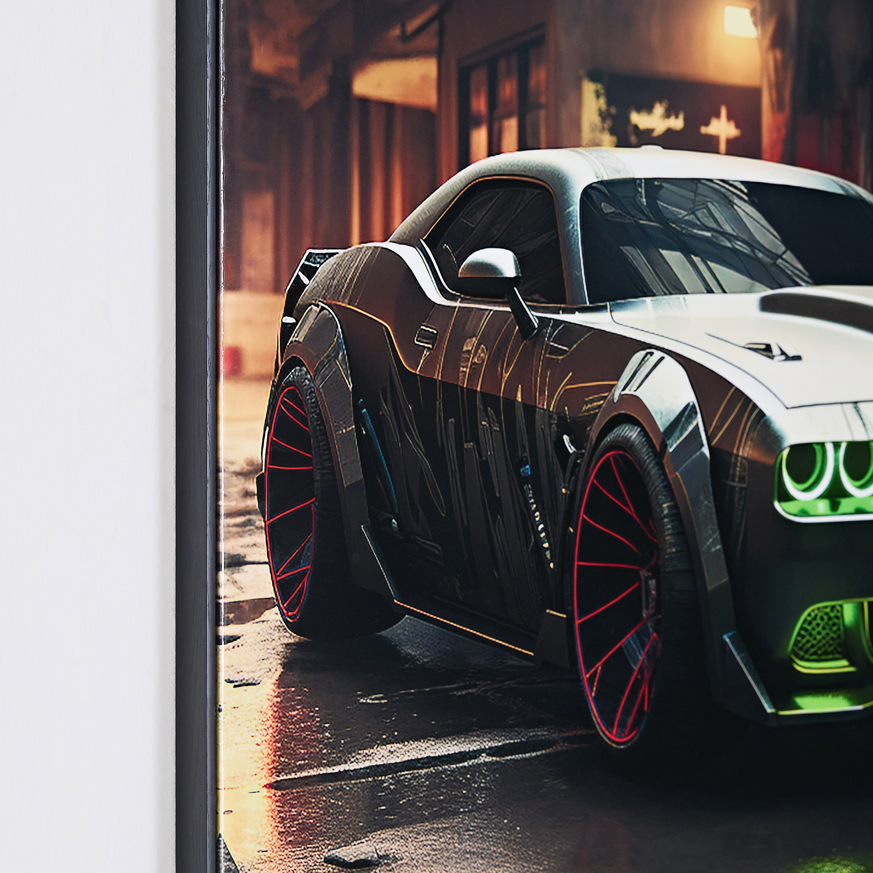 Ersel Lamborghini Framed Picture with High Gloss Surface - 60x90x2.8 cm-hbxhomeware-hbxdecorandfurnishings-image-4