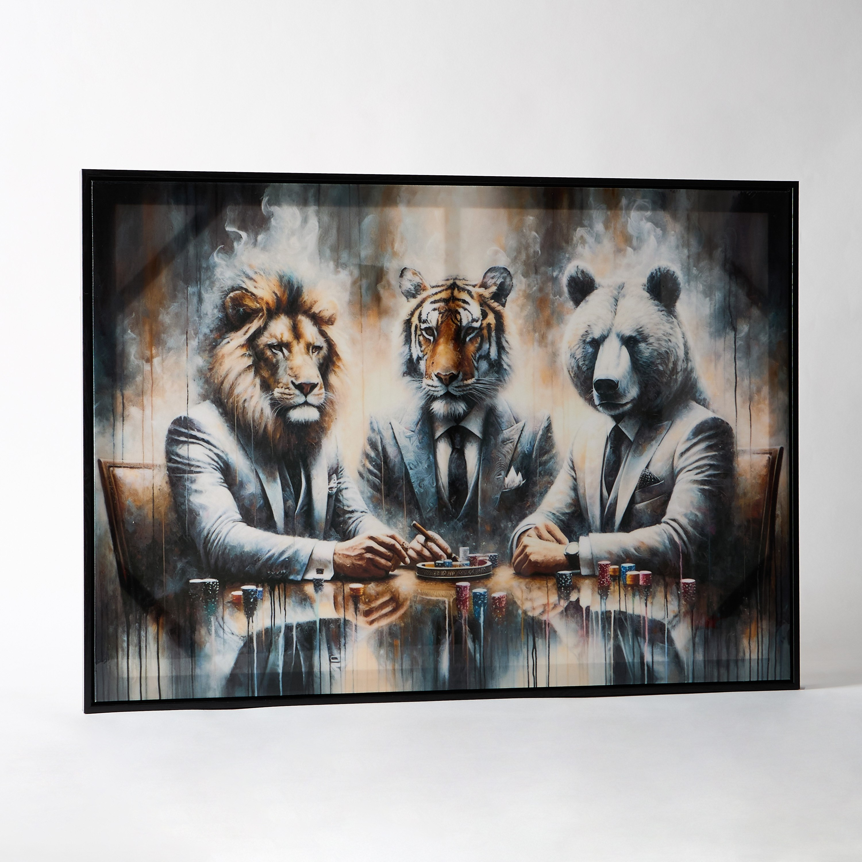 Ersel Friends Framed Picture - 50x70x2.5 cm-hbxhomeware-hbxdecorandfurnishings-image-1