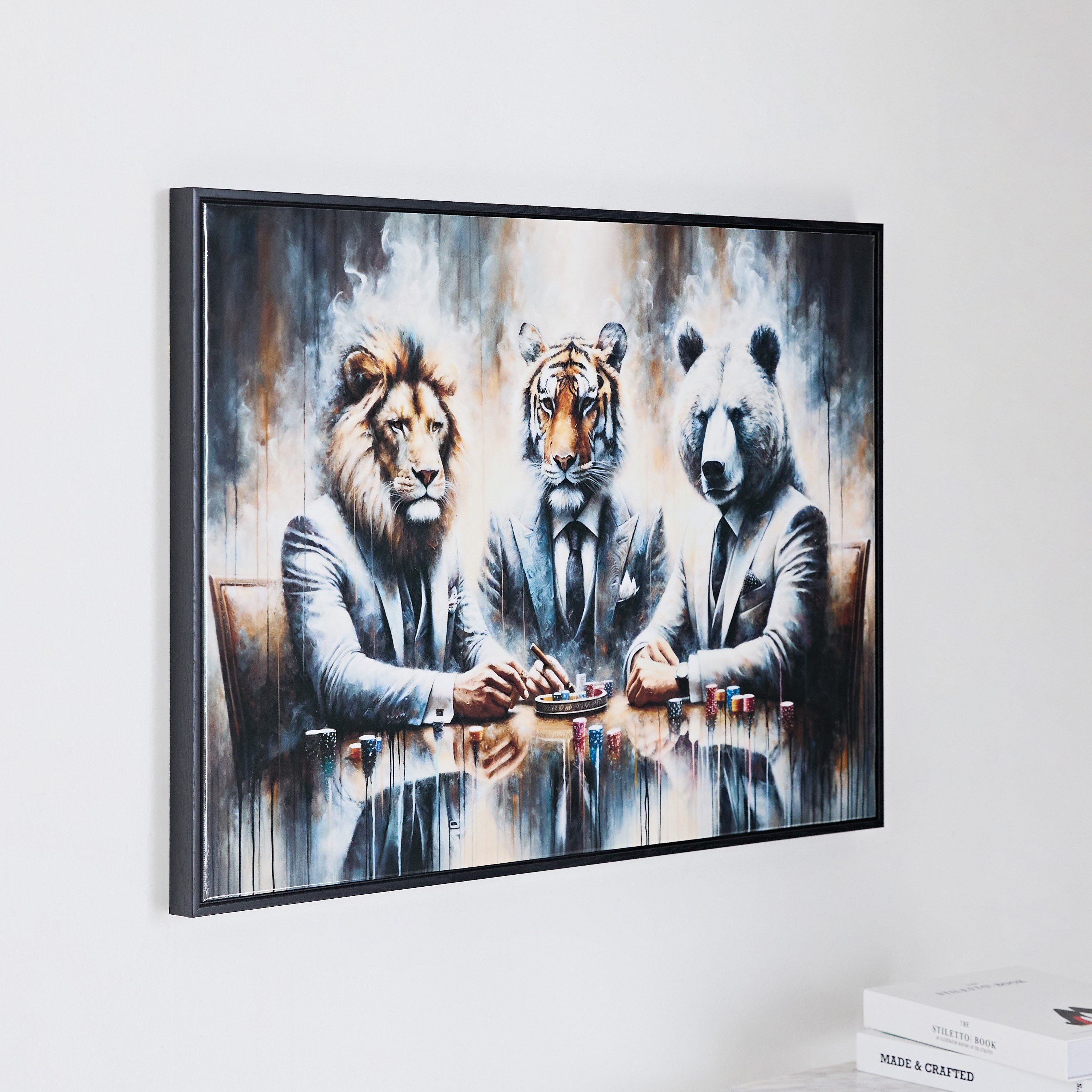 Ersel Friends Framed Picture - 50x70x2.5 cm-hbxhomeware-hbxdecorandfurnishings-image-2