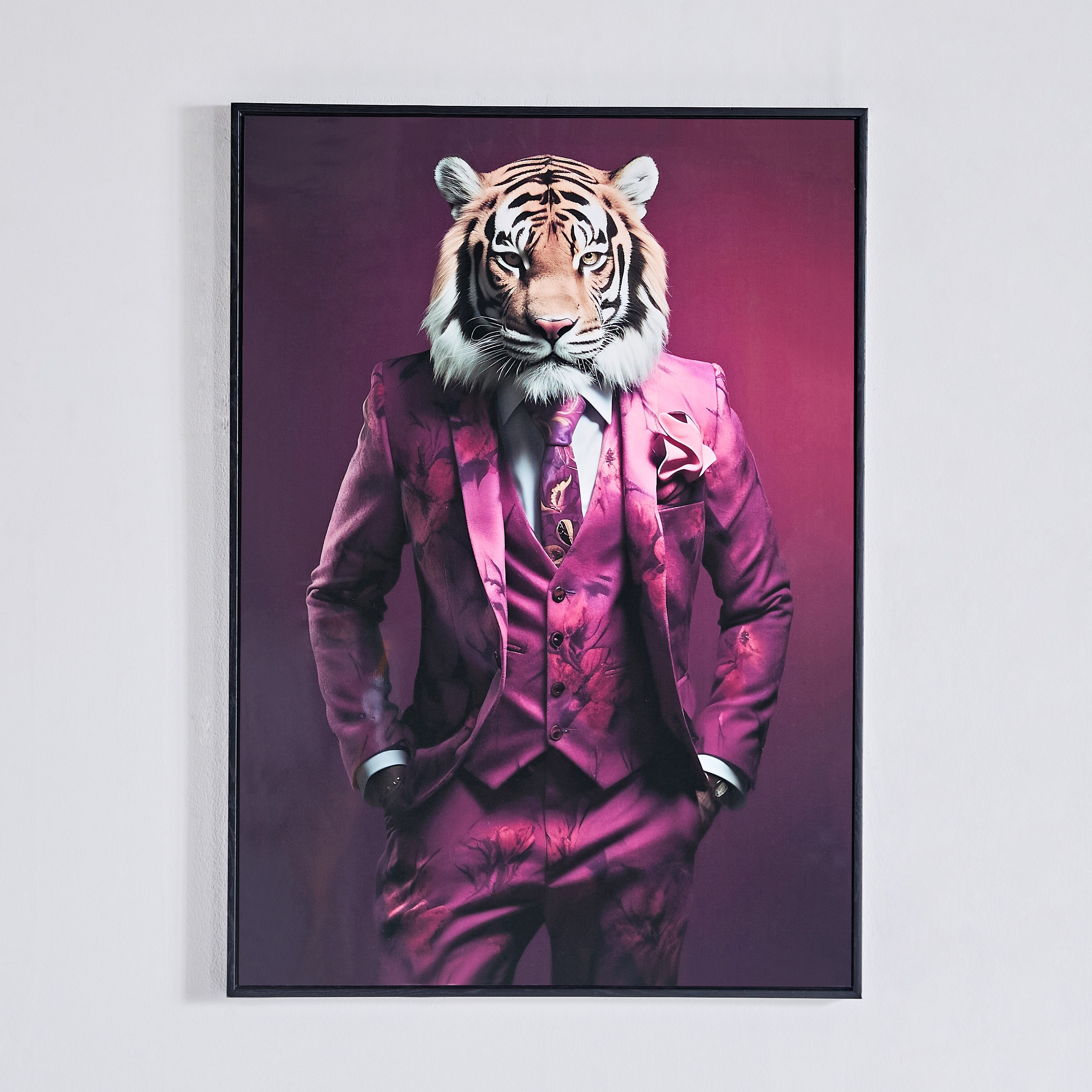 Ersel Tiger Framed High Gloss Picture - 50x70x2.5 cm-PROMO_HB_AE_B2G2_011025-image-3