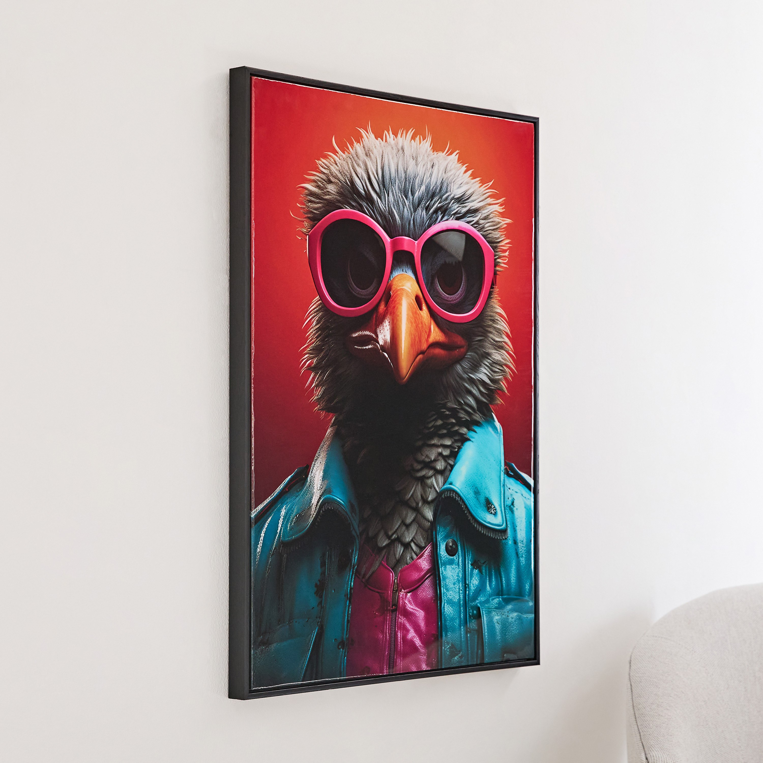 لوحة مؤطرة بتصميم طائر من إرسيل - 50x70x2.5 سم-hbxhomeware-hbxdecorandfurnishings-image-2