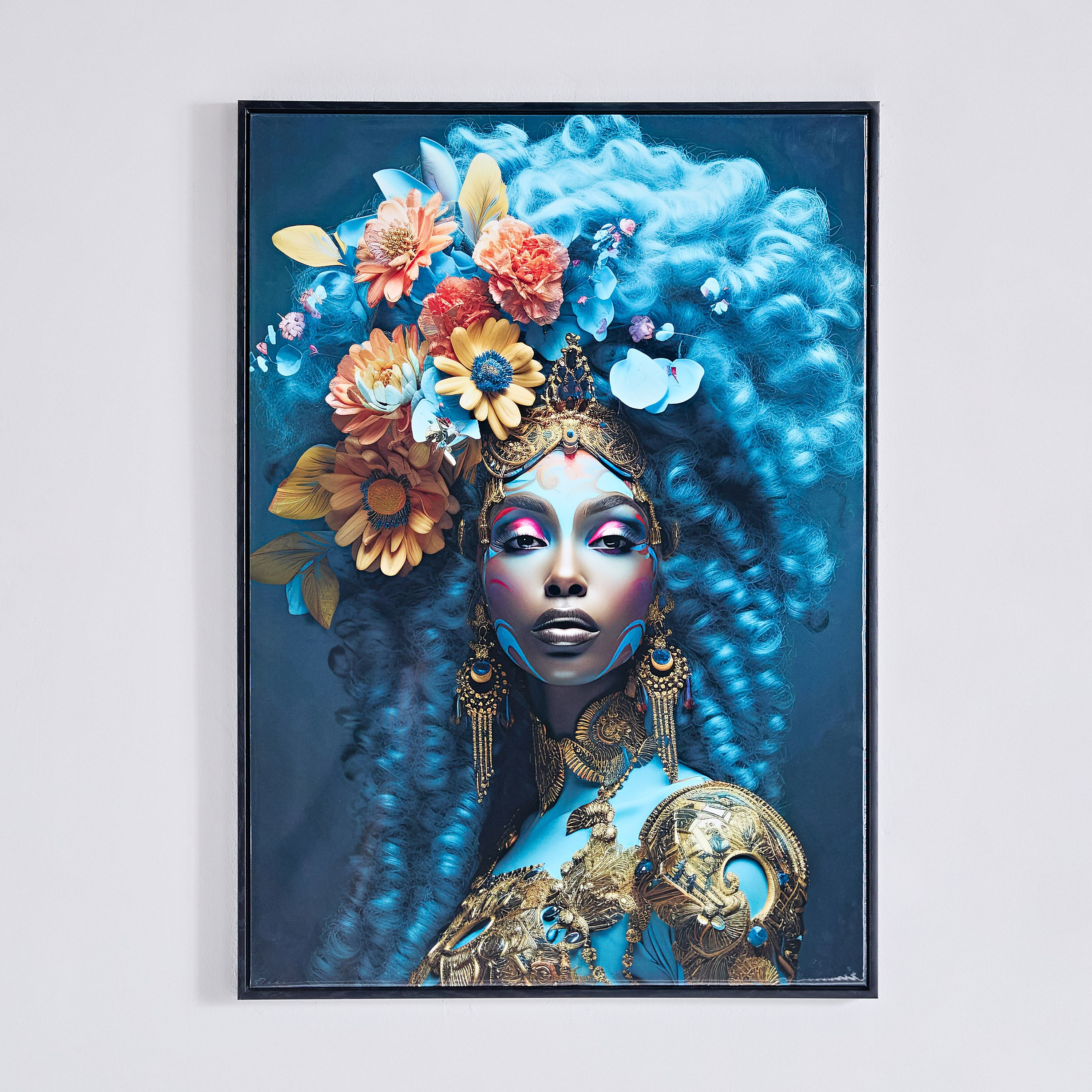 لوحة مؤطرة بتصميم سيدة من إرسيل - 50x70x2.5 سم-hbxhomeware-hbxdecorandfurnishings-image-3