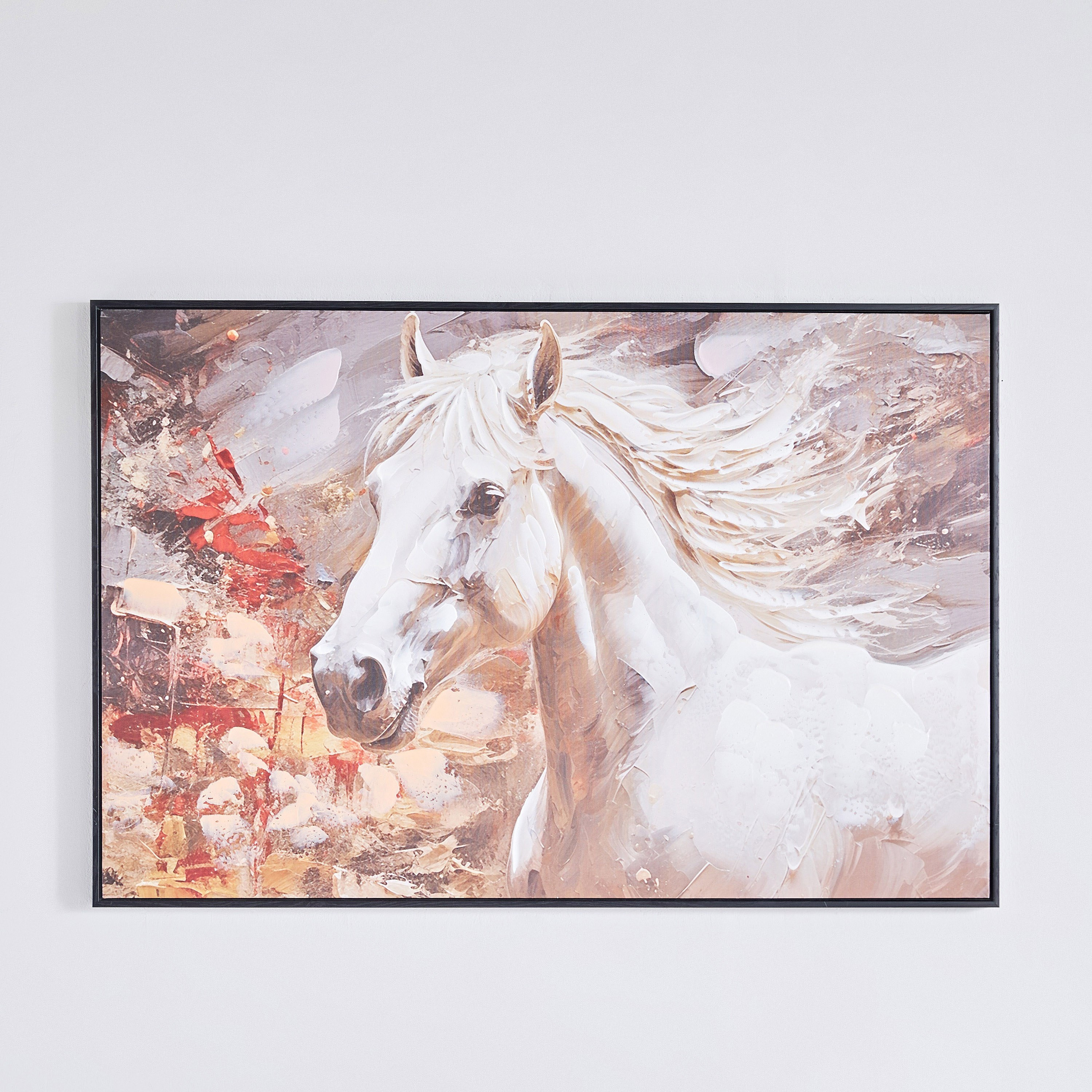 لوحة كانفاس لحصان مرسومة باليد من إرسيل - 60x90x2.5 سم-PROMO_HB_AE_B1G1_250925-image-3