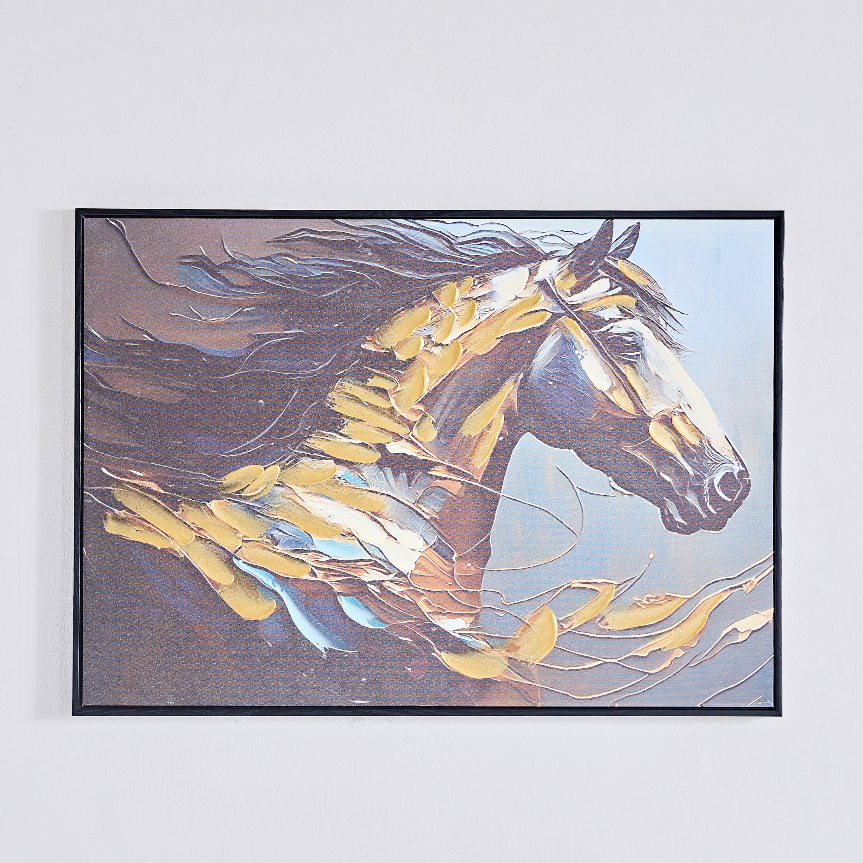 لوحة كانفاس لحصان يركض مرسومة باليد من إرسيل - 50x70x2.5 سم-PROMO_HB_AE_B1G1_250925-image-3