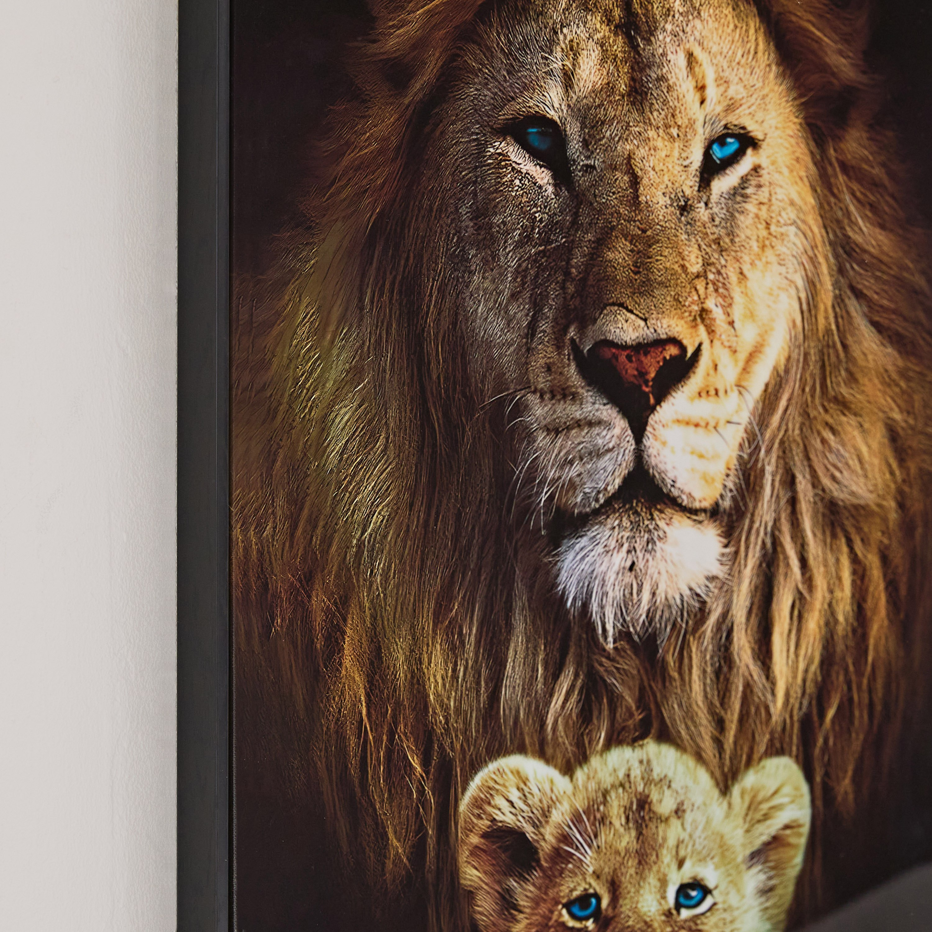 لوحة مؤطرة لأسد وشبل من  إرسيل - 50x70x2.5 سم-hbxhomeware-hbxdecorandfurnishings-image-4