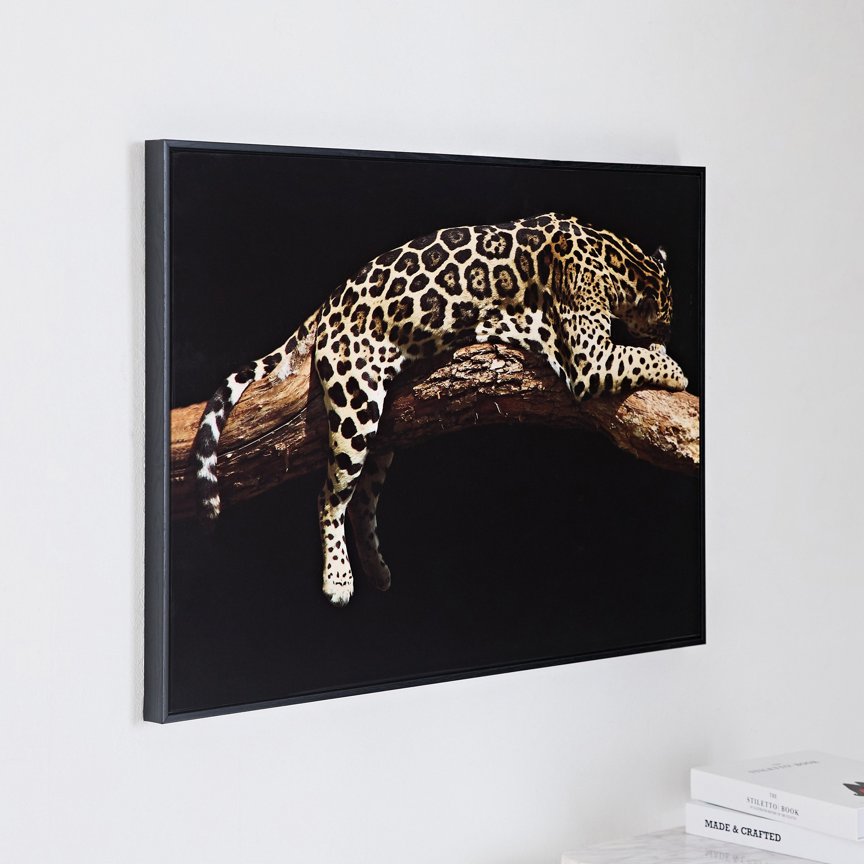 لوحة مؤطرة بتصميم فهد من إرسيل - 50x70x2.5 سم-hbxhomeware-hbxdecorandfurnishings-image-3