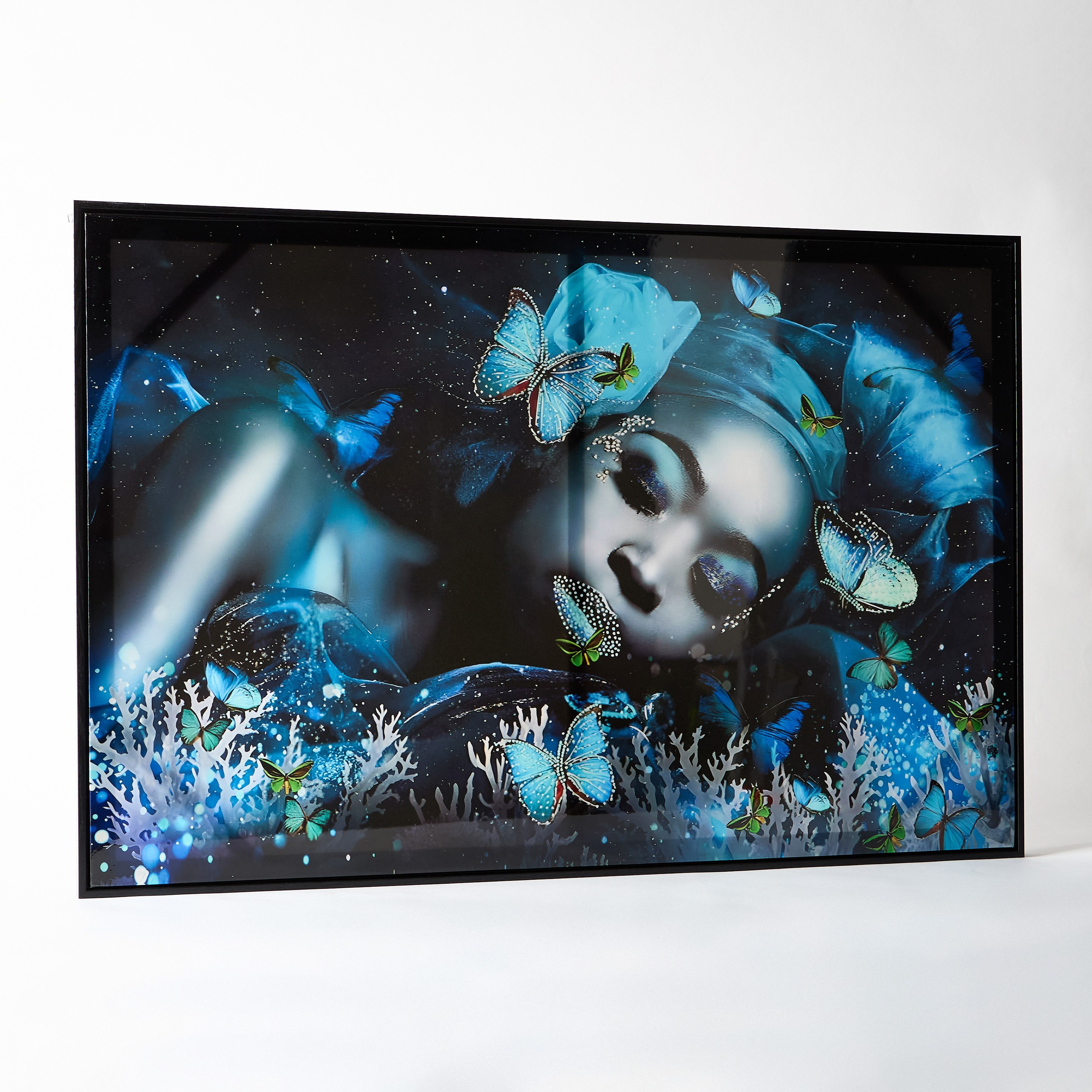 Ersel Girl Framed Picture with High Gloss Surface - 60x90x2.8 cm-hbxhomeware-hbxdecorandfurnishings-image-1