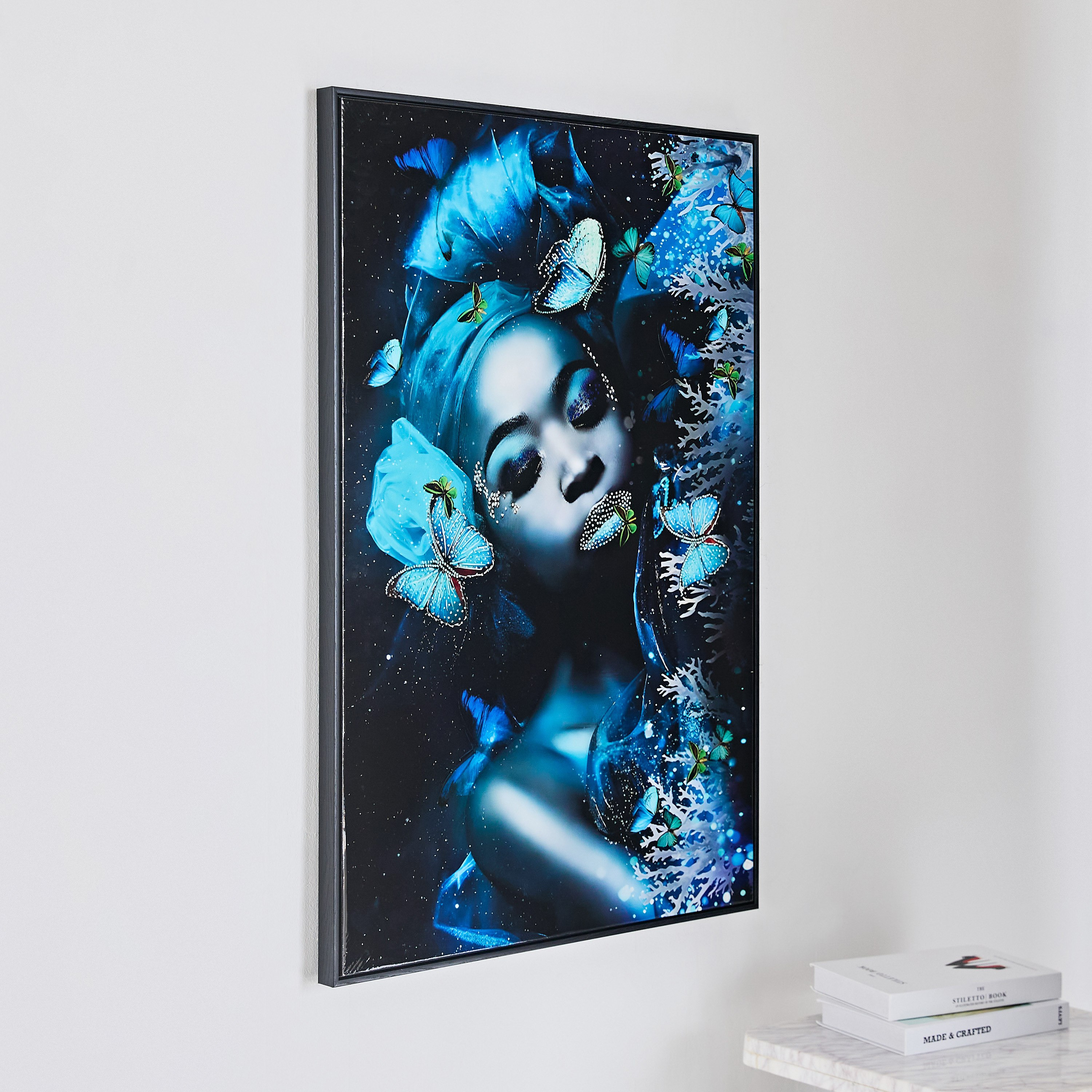 Ersel Girl Framed Picture with High Gloss Surface - 60x90x2.8 cm-hbxhomeware-hbxdecorandfurnishings-image-2