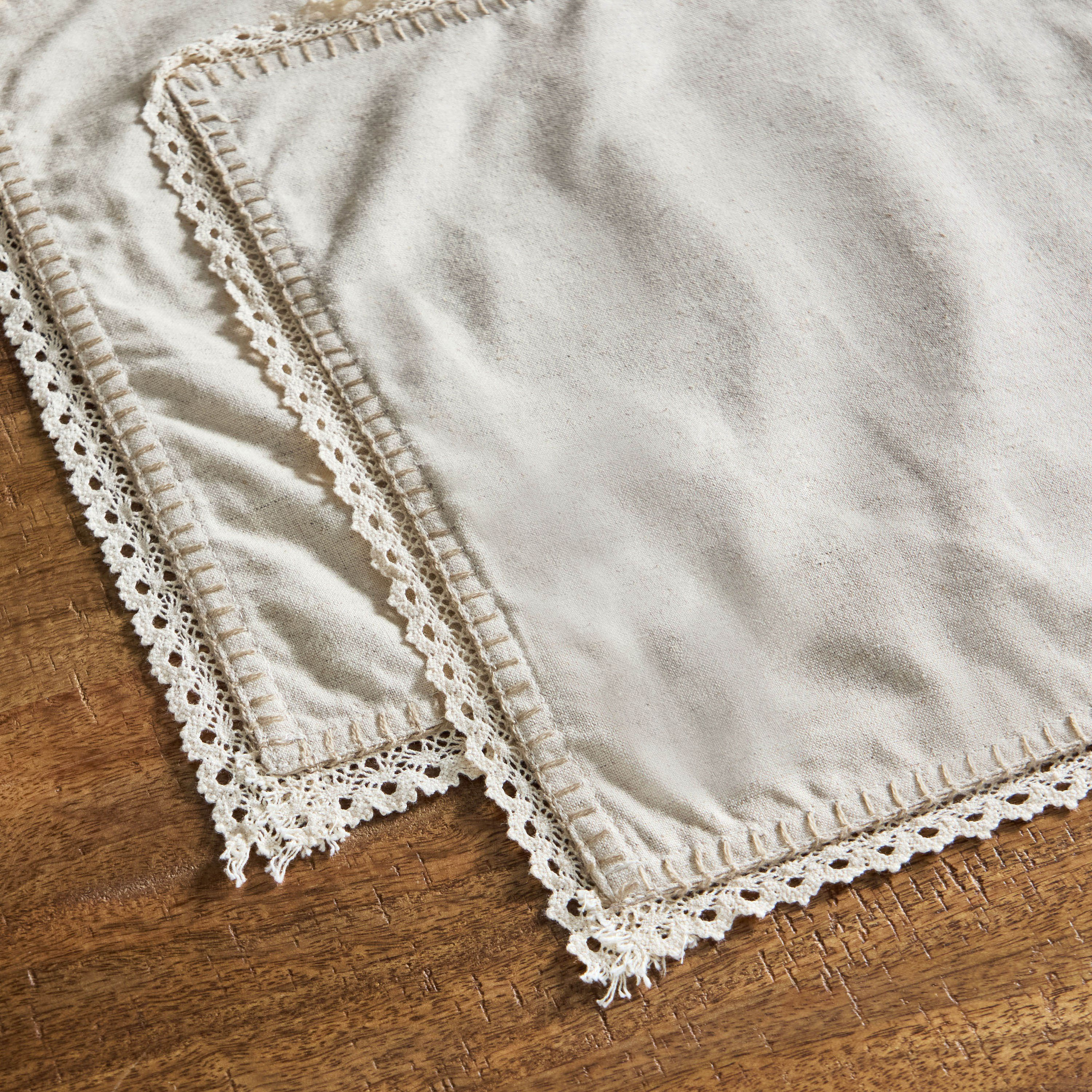 Naturio 2-Piece Lace Table Placemat Set - 33x48 cm-hbxhomeware-kitchenware-kitchenlinens-image-3