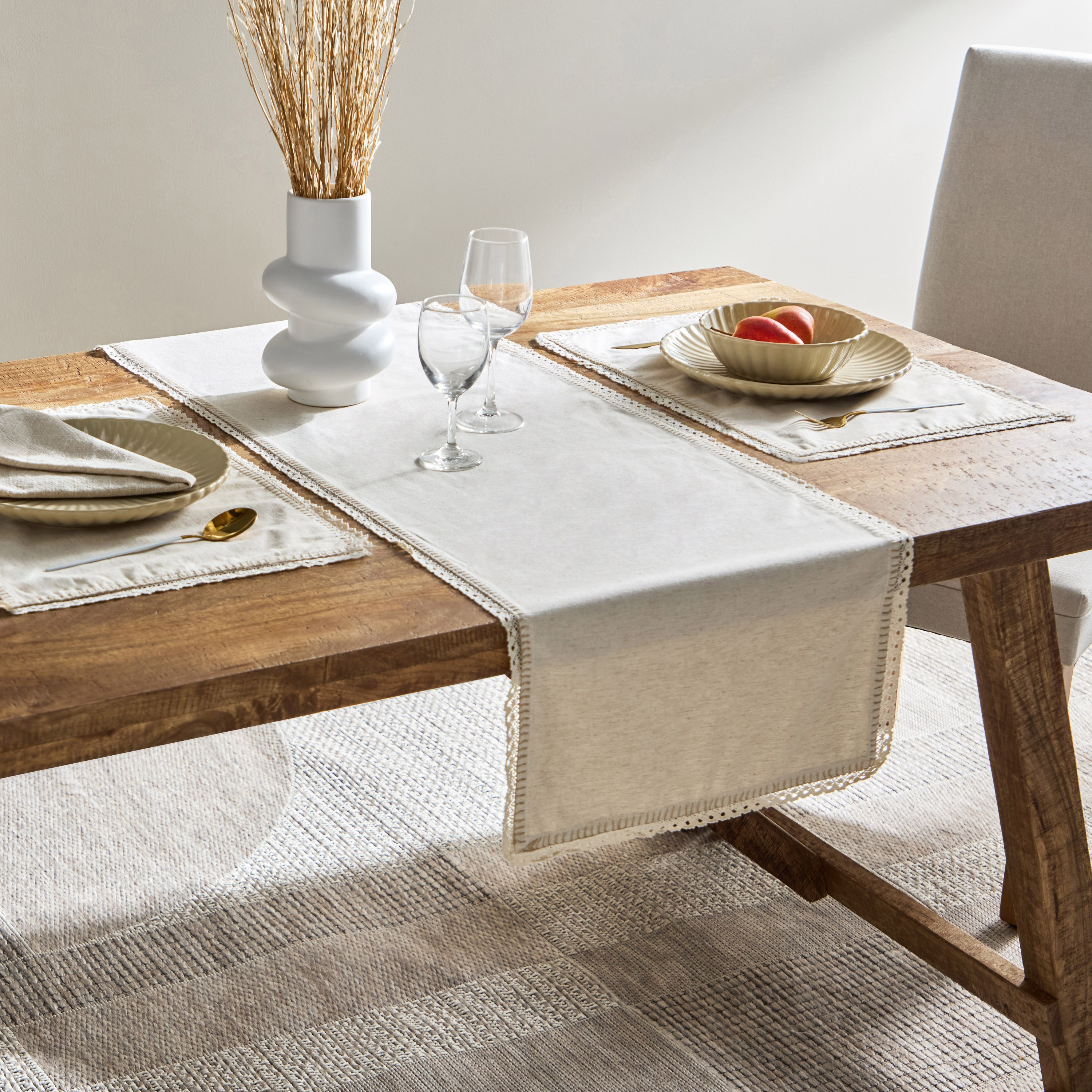 Naturio Lace Table Runner - 40x180 cm-hbxhomeware-kitchenware-kitchenlinens-image-5