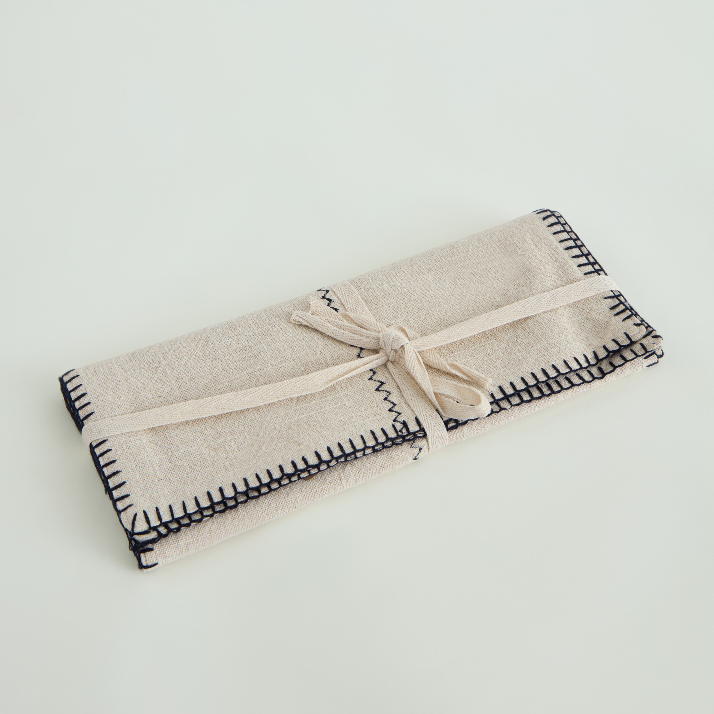 Naturio 2-Piece Stitch Table Placemat Set - 33x48 cm-hbxhomeware-kitchenware-kitchenlinens-image-5