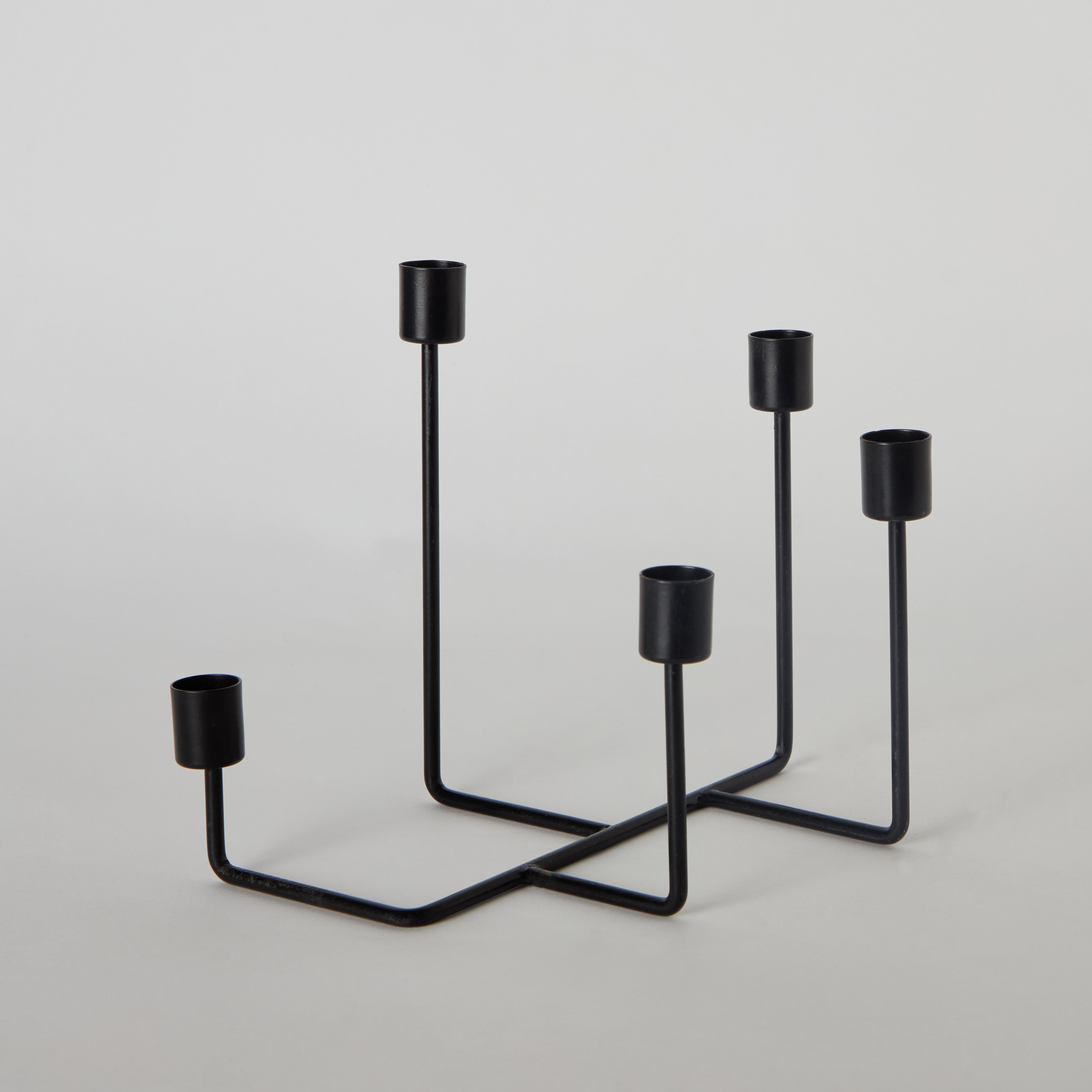 حامل شموع معدن من كالوت - 21x18x19.5 سم-hbxlivingroom-decorandaccessories-candleholders-image-5