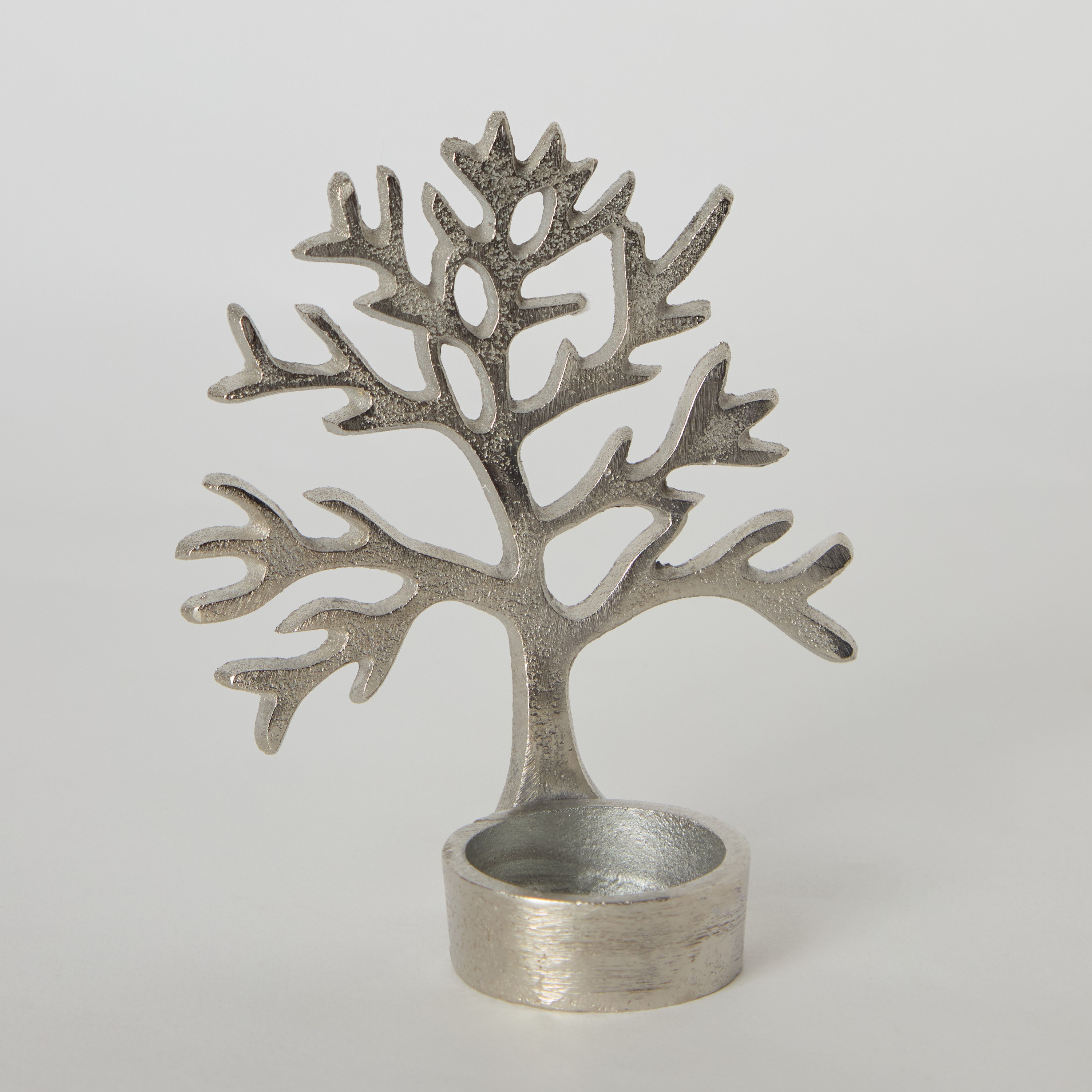 Calot Aluminium Tree of Life Tealight Candleholder - 11x6x13 cm-hbxlivingroom-decorandaccessories-candleholders-image-5