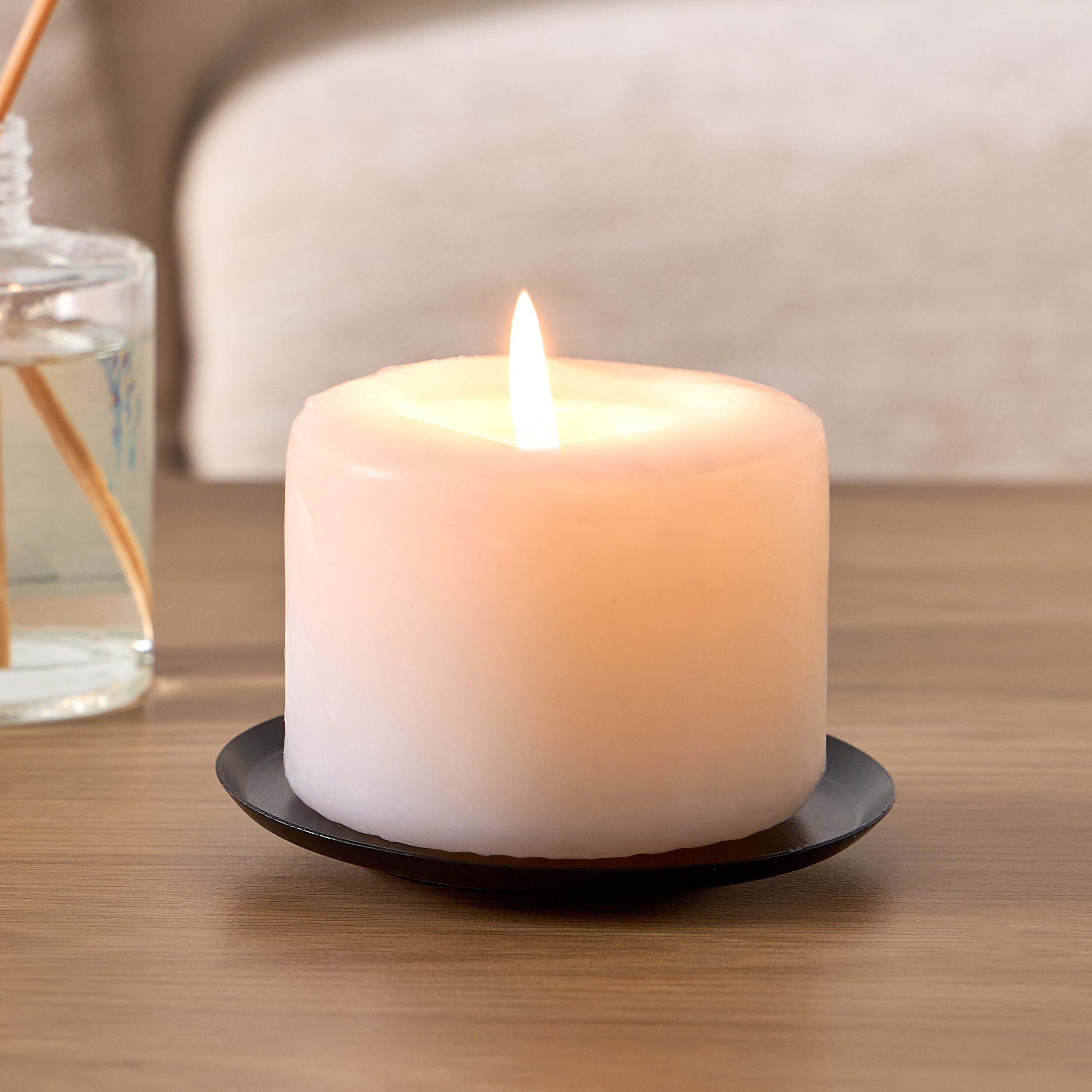 Calot Metal Tealight Stand - 10x10x1 cm-hbxlivingroom-decorandaccessories-candleholders-image-1