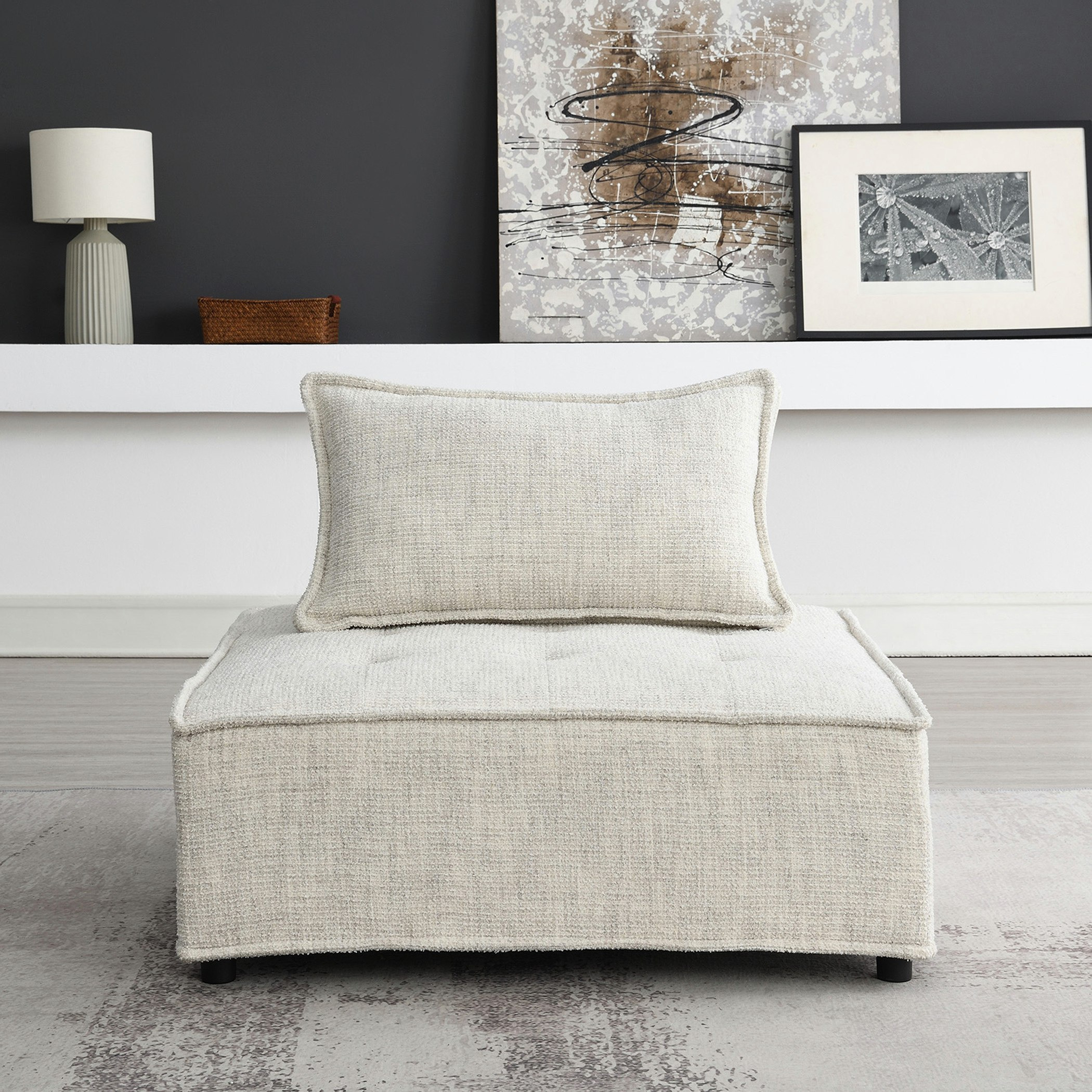 كرسي قماش دون مساند ذراعين من تاهيتي-hbxlivingroom-sofasandarmchairs-modularsofas-image-1