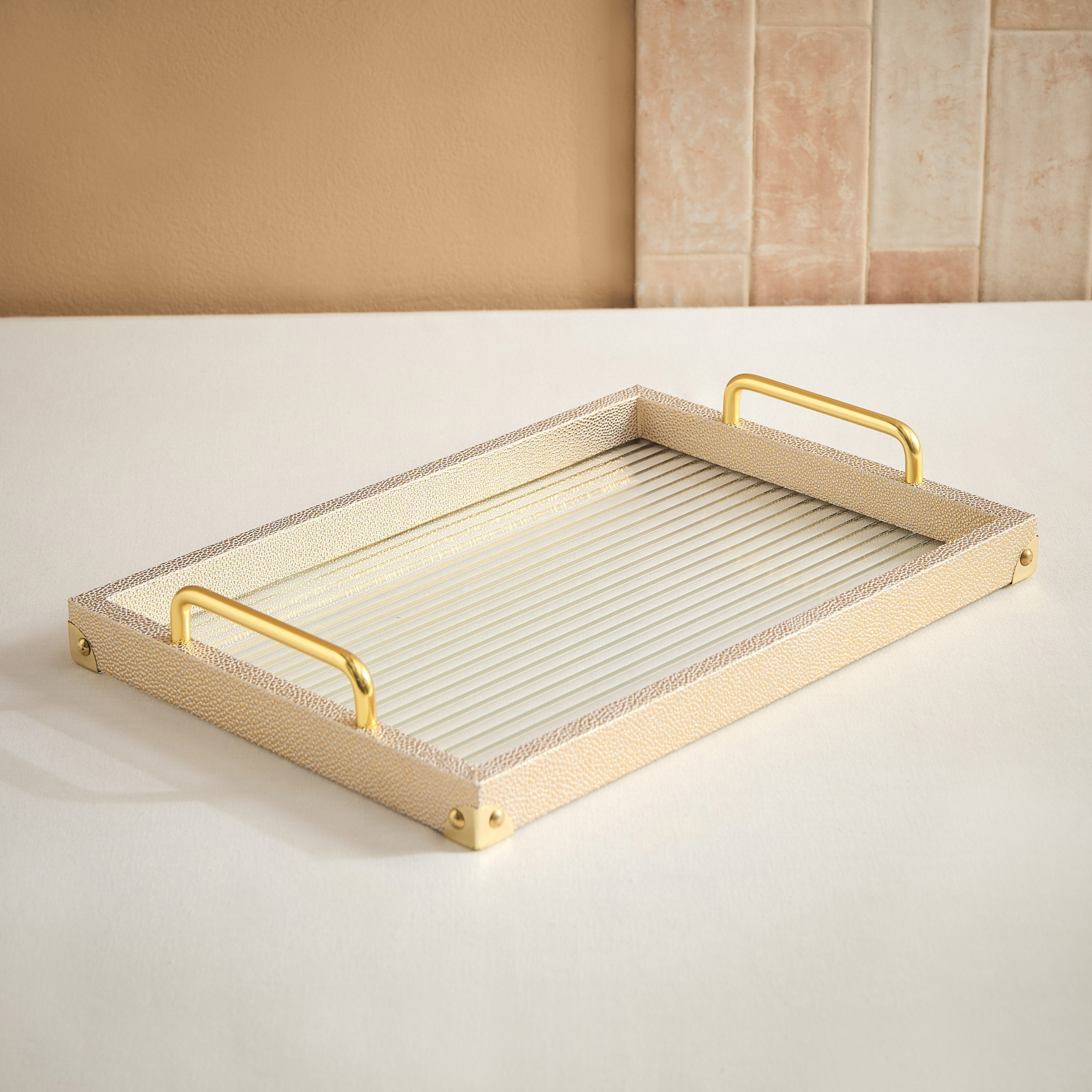 Dorothy Wooden Tray with Glass Base - 40x28x6.5 cm-hbxdecorandfurnishings-tabletop-serveware-image-6